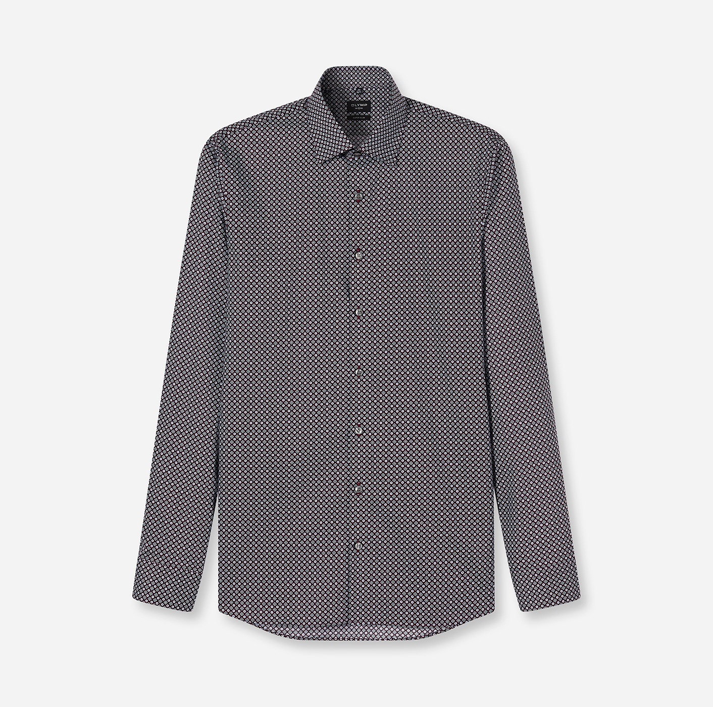 OLYMP Langarmhemd "No 6 six", super slim, gemustert, Businesshemd, Modern K günstig online kaufen