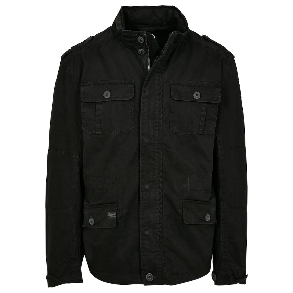 Brandit Allwetterjacke »Brandit Herren Britannia Jacket«, (1 St.), ohne Kapuze