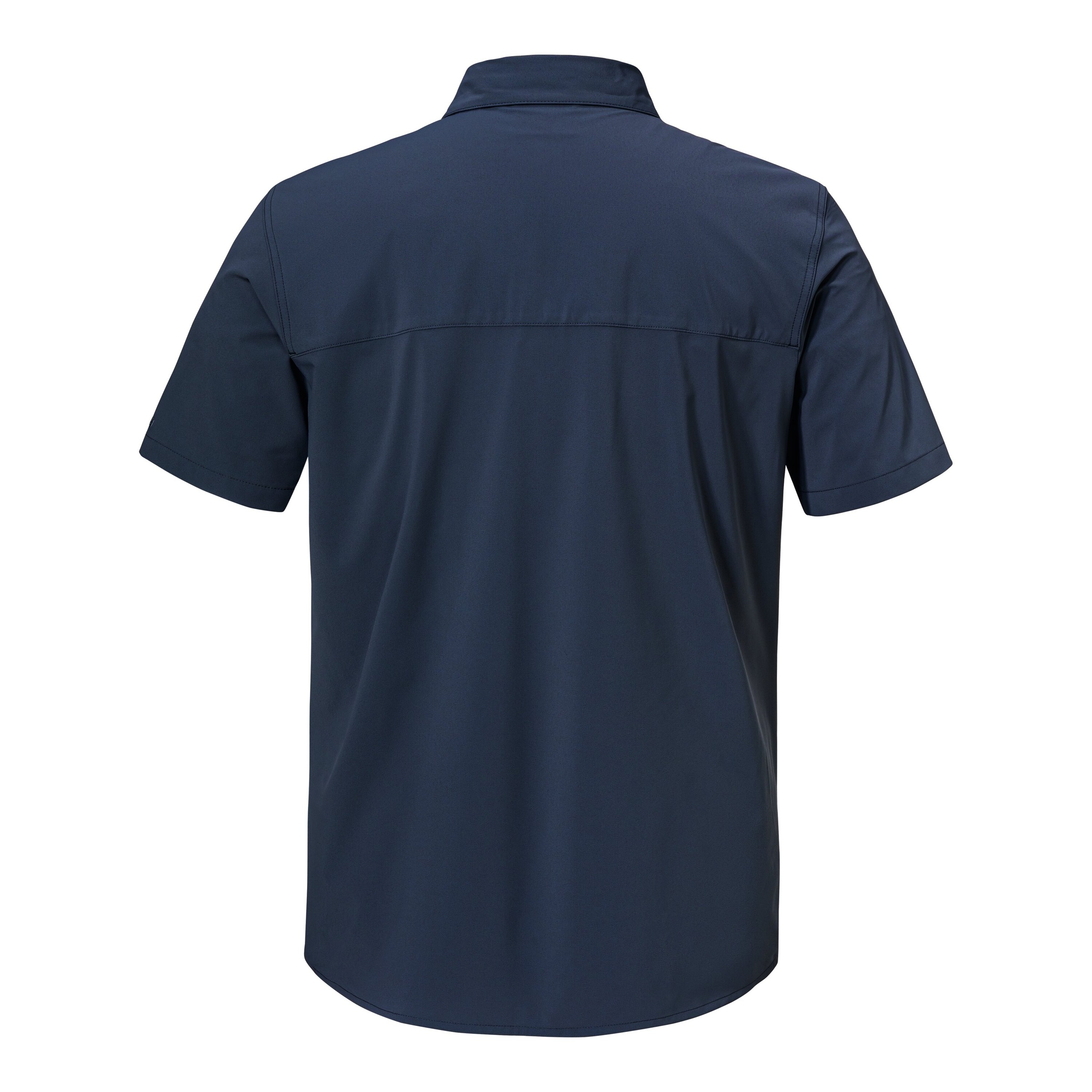 Outdoorhemd SCHÖFFEL "Shirt Style Dooser MEN", Herren, Gr. 56, Normalgrößen, 8820, blau, Oberstoff: 85% Polyester, 15% Elasthan, V-Ausschnitt, Hemden 2