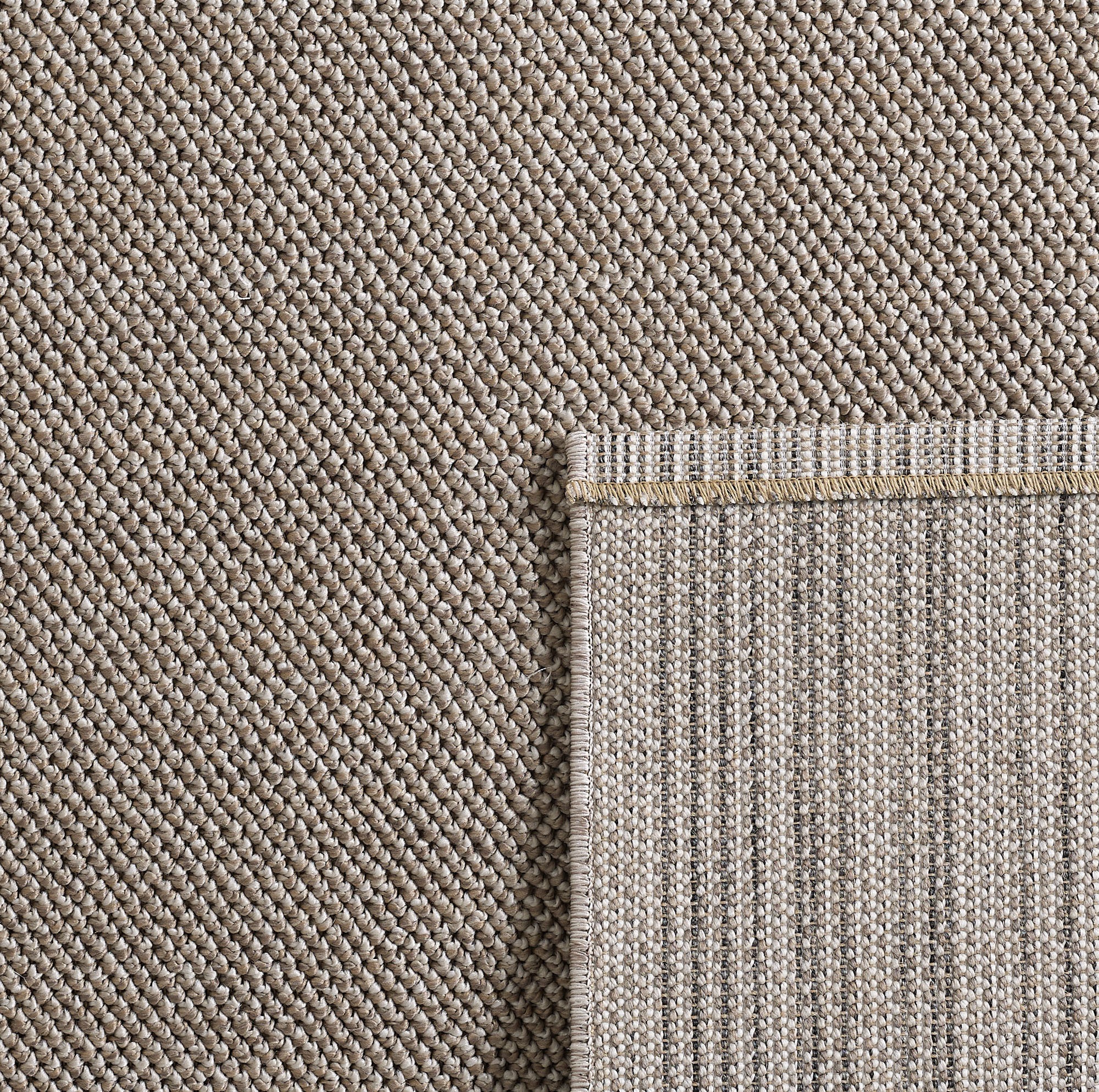 Teppich AYYILDIZ TEPPICHE "LOOM 4300", braun, B:140cm H:7mm L:200cm, Polypropylen, Teppiche, Teppich, Läufer, Kurzflor, pflegeleicht, robust, strapazierfähig 3