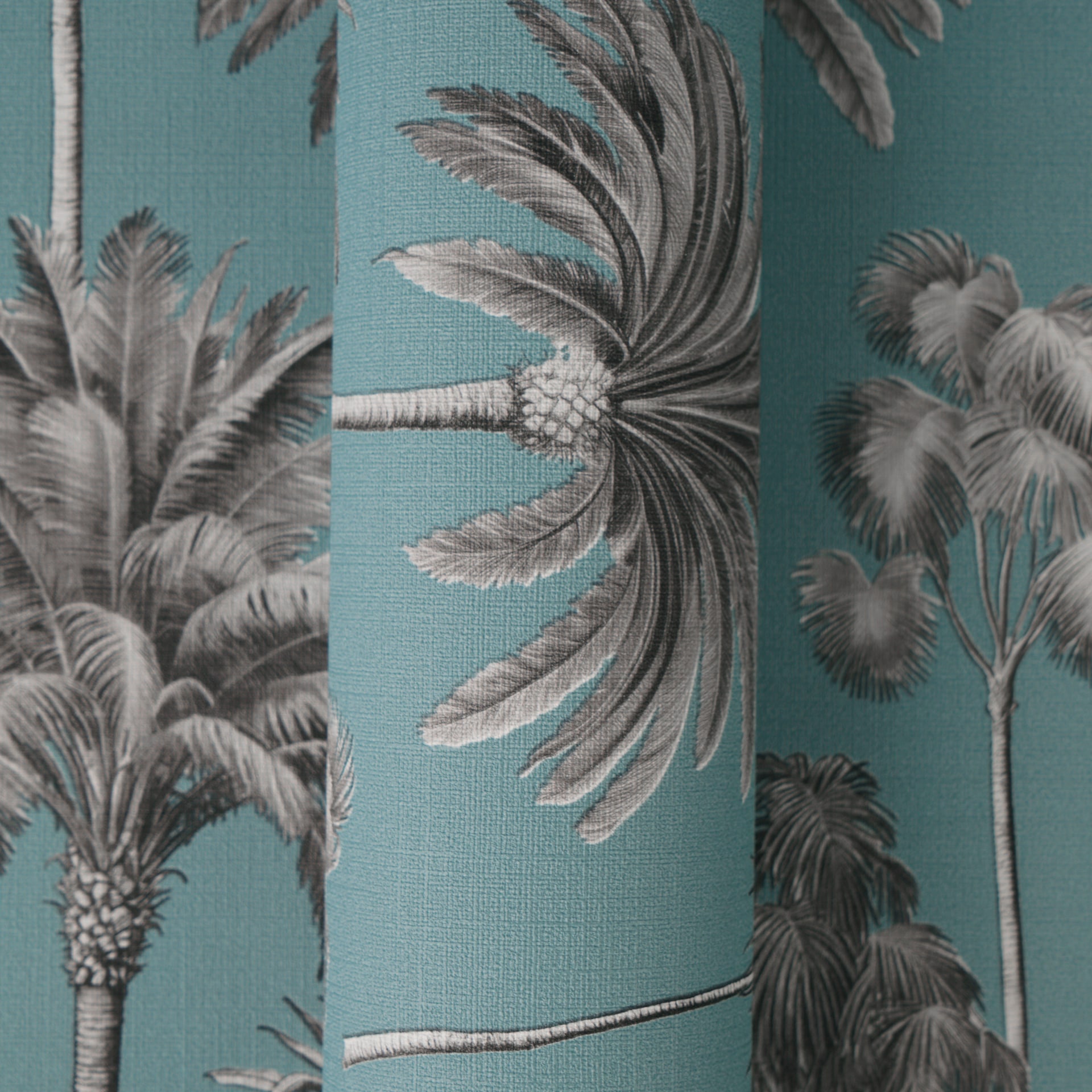A.S. Création Vliestapete »Pintwalls III Exotische Palmen Vintage« tropisch strukturiert Exotische Palmen-Tapete im Illustrationsstil – ideal für Wohnraum
