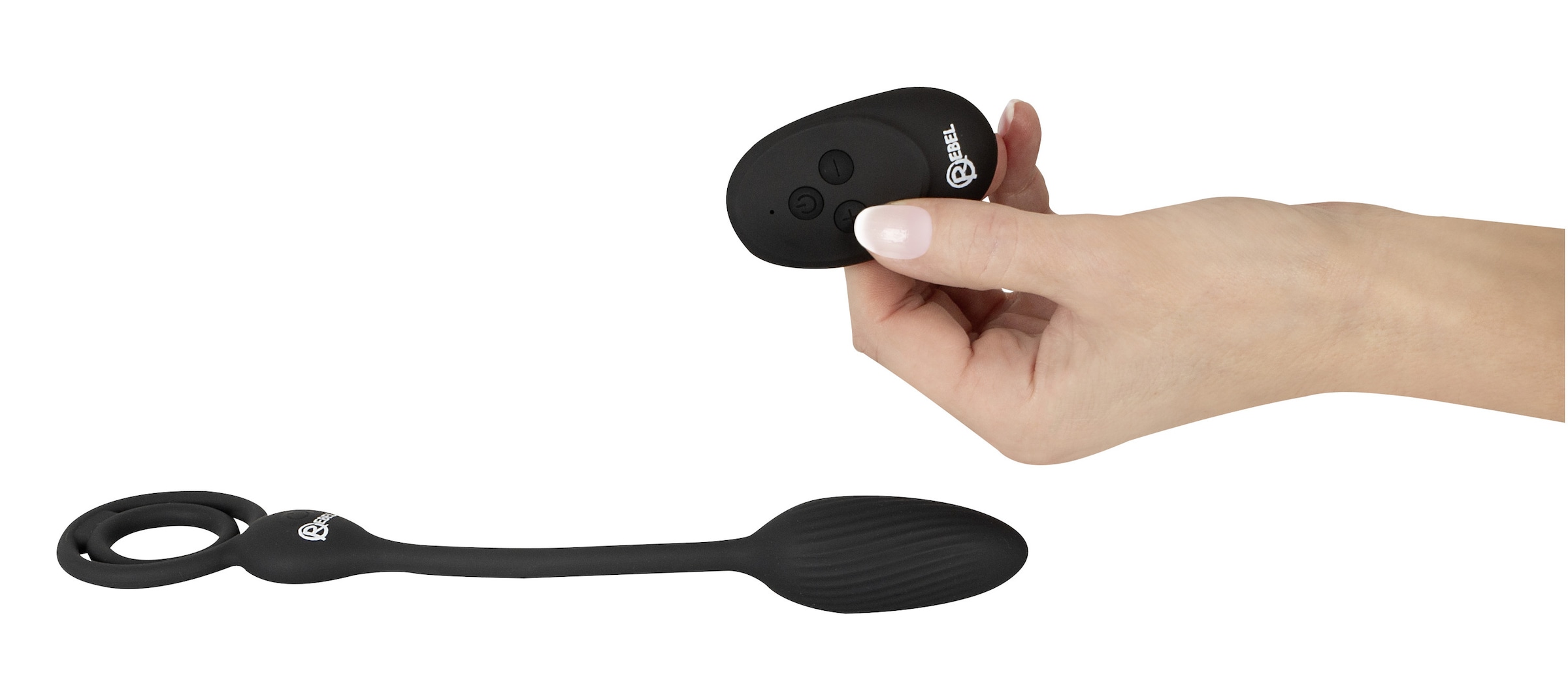 REBEL Anal-Stimulator »Vibro-Analplug Rings with a RC B-Plug« ()