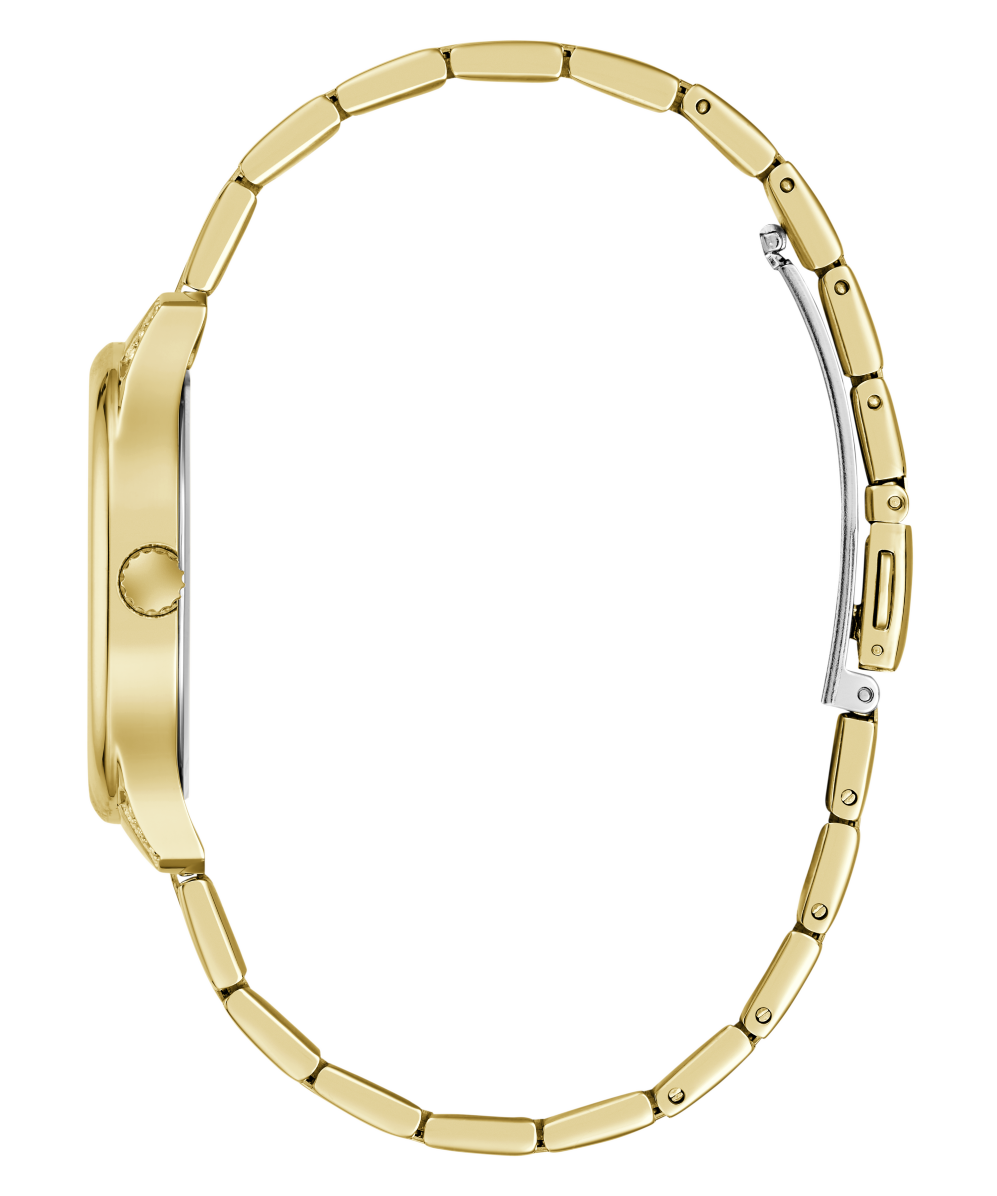 Guess Quarzuhr »ELEANOR« Armbanduhr, Damenuhr, Edelstahlarmband, analog
