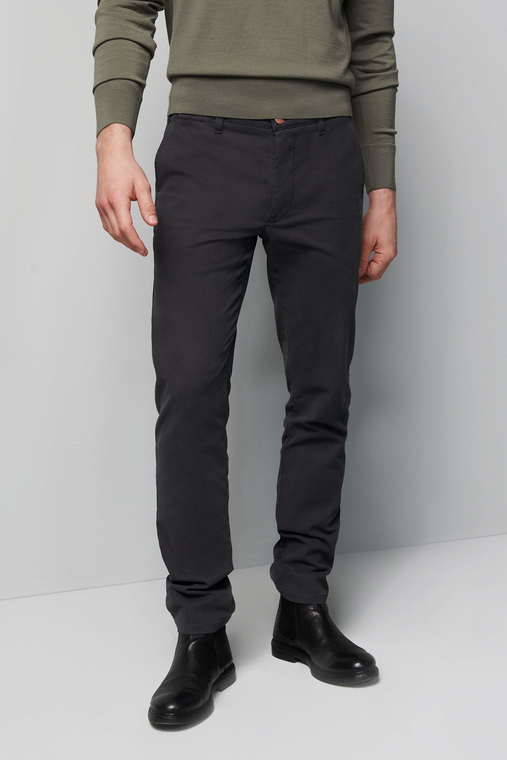 MEYER Chinos "M5 Chino" M5 Chino im unifarbenem Design günstig online kaufen