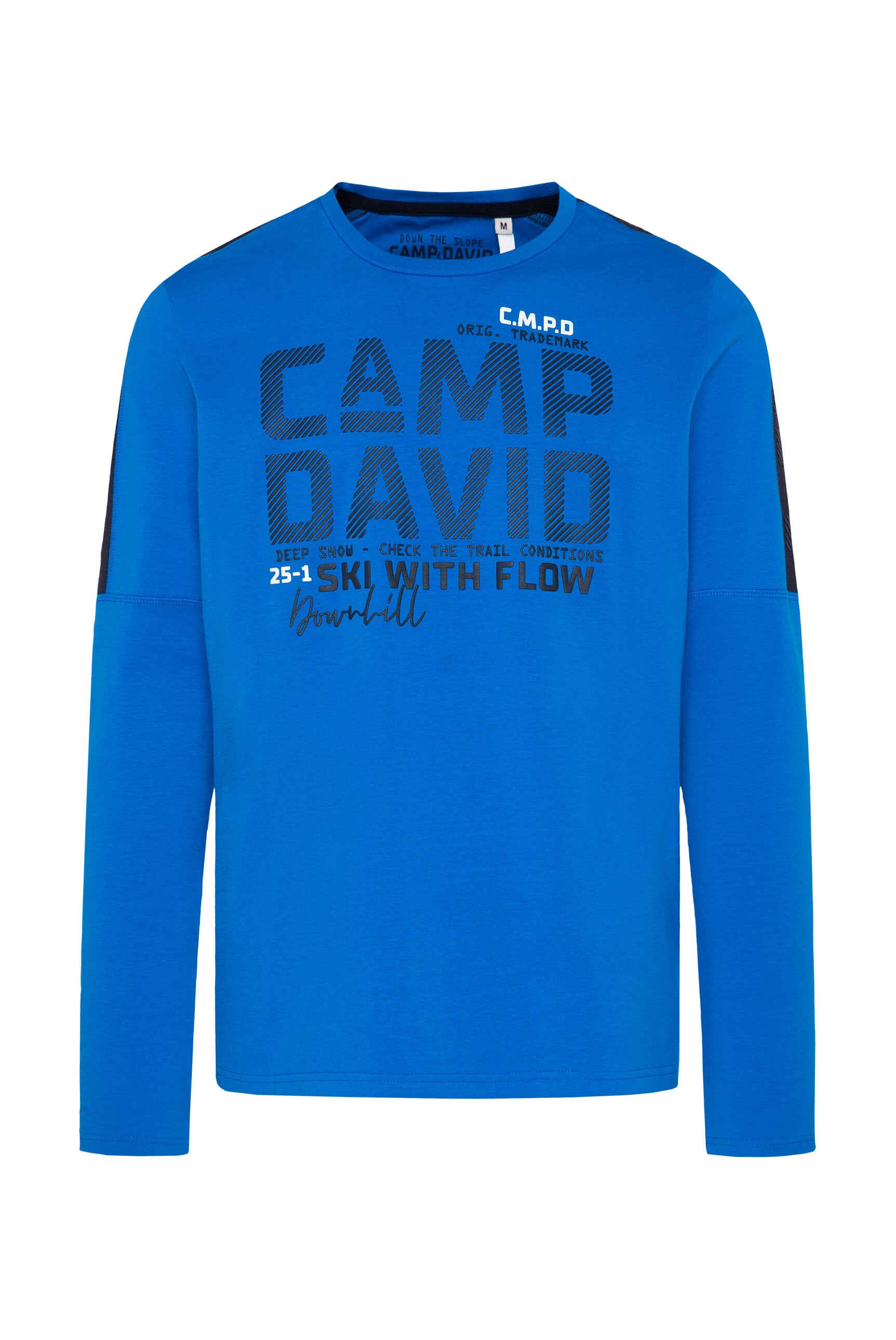 CAMP DAVID Rundhalsshirt, mit an BAUR ▷ Teilungsnähten | Seiten den für
