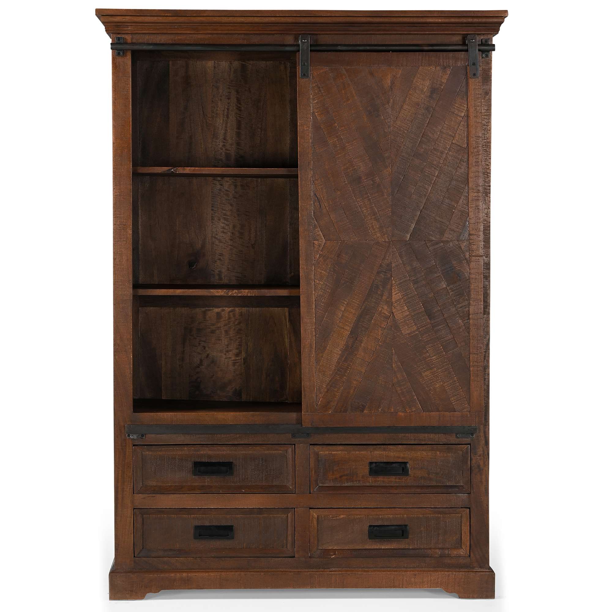 Home affaire Highboard »Don Barn« mit 1 Schiebetür, handgefertigt, Unika-Möbel, Breite 110 cm