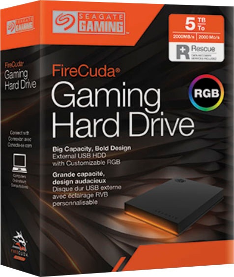 Seagate externe HDD-Festplatte »FireCuda Gaming HDD«, Anschluss USB