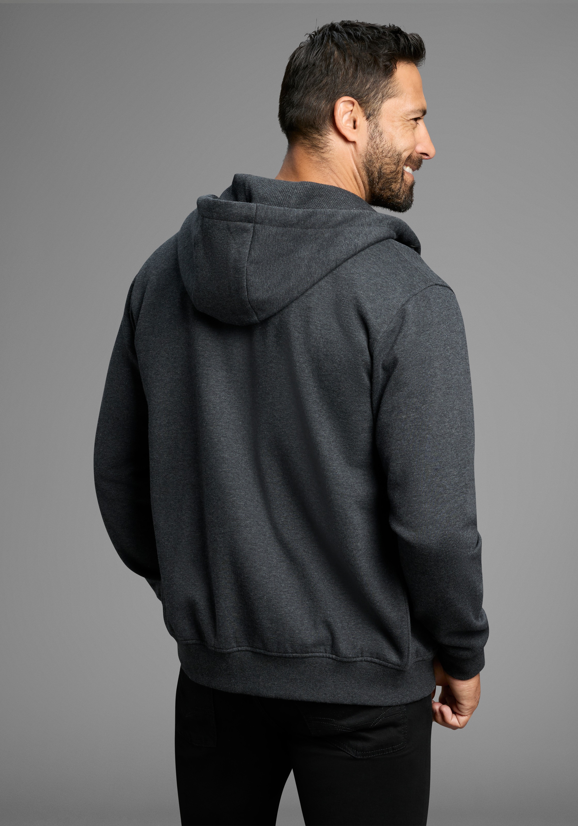 Mans World Kapuzensweatjacke günstig online kaufen