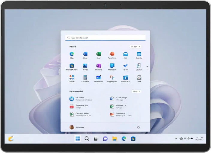 Convertible Notebook »Surface Pro 9«, 33,02 cm, / 13 Zoll, Microsoft, Adreno, 128 GB SSD