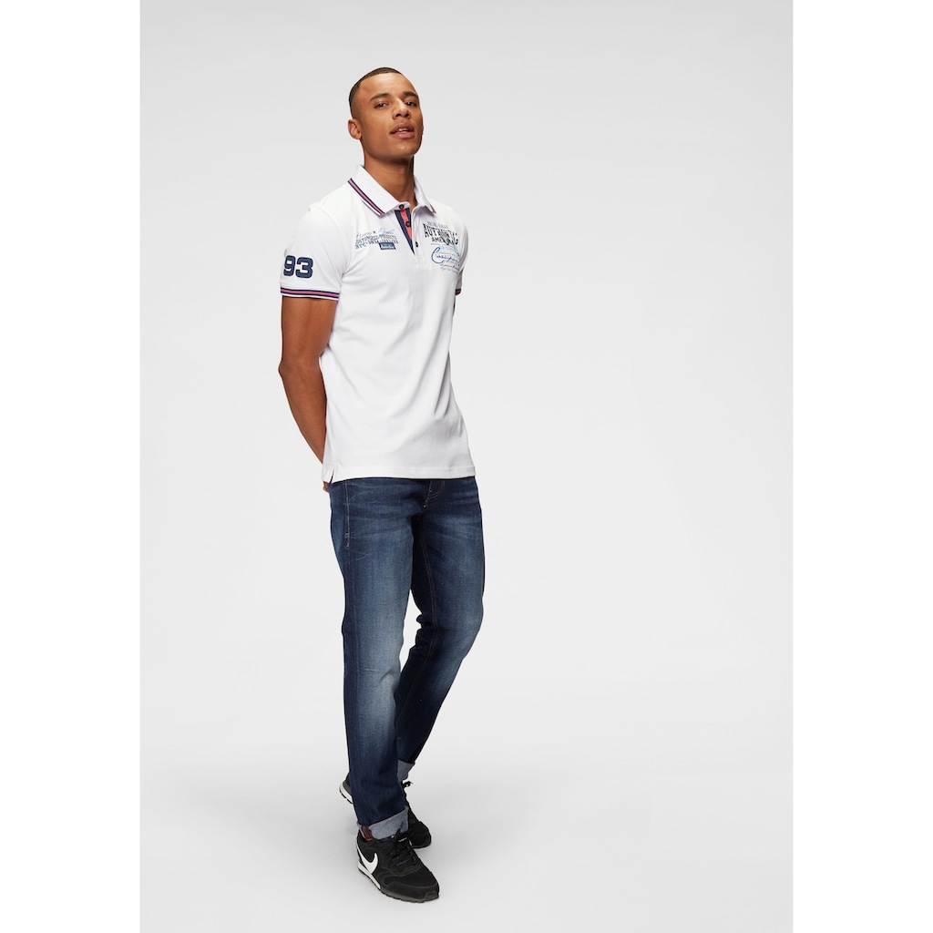 Bruno Banani Poloshirt, mit Rückenprint