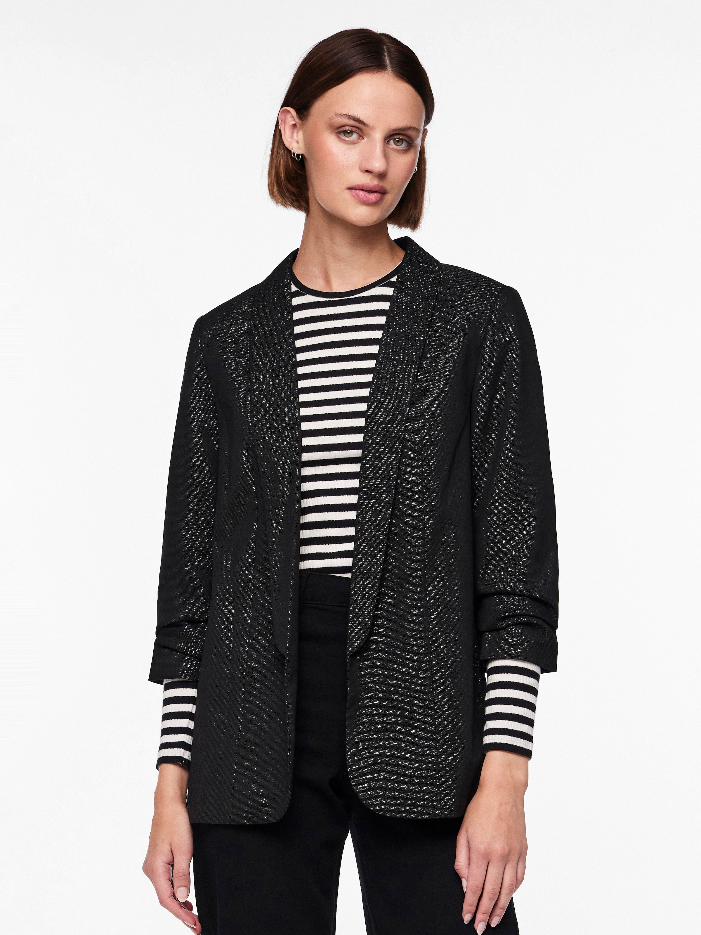 pieces Longblazer "PCBOSELLA 3/4 GLITTER BLAZER NOOS" günstig online kaufen