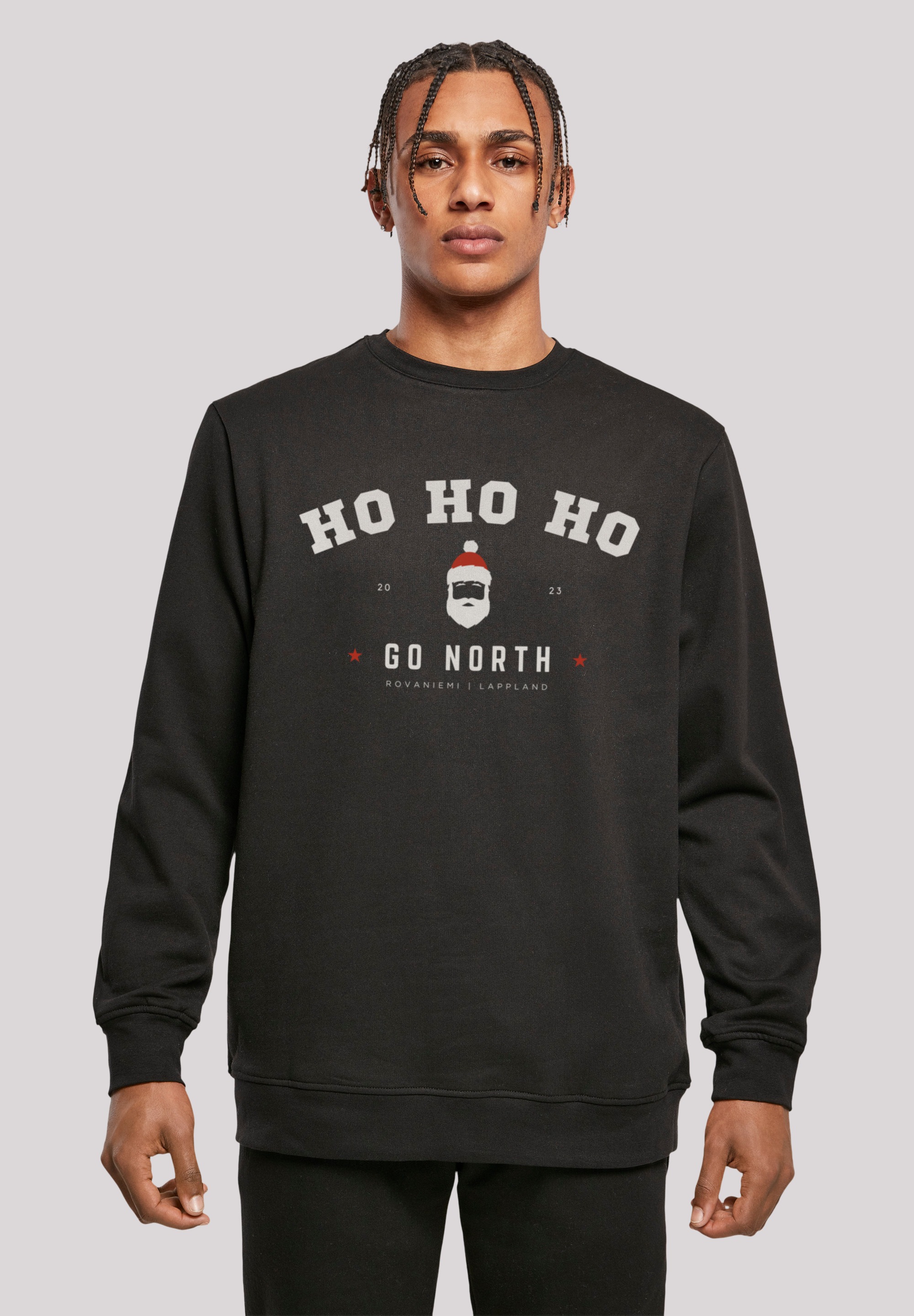 F4NT4STIC Sweatshirt "Ho Ho Ho Santa Claus Weihnachten", Weihnachten, Geschenk, Logo