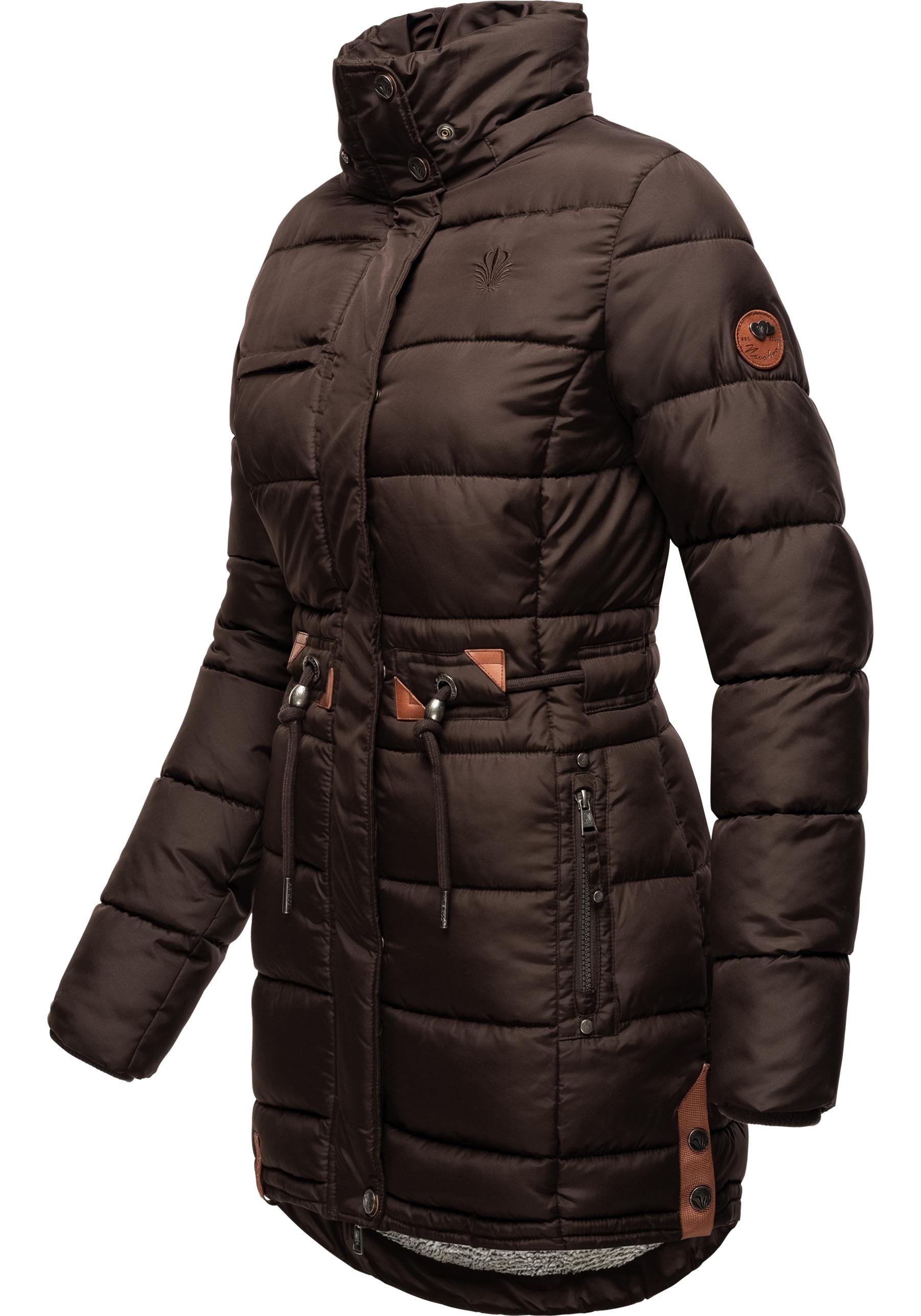 Navahoo Steppmantel »Daliee«, Stylischer Winterparka mit abnehmbarer Kapuze