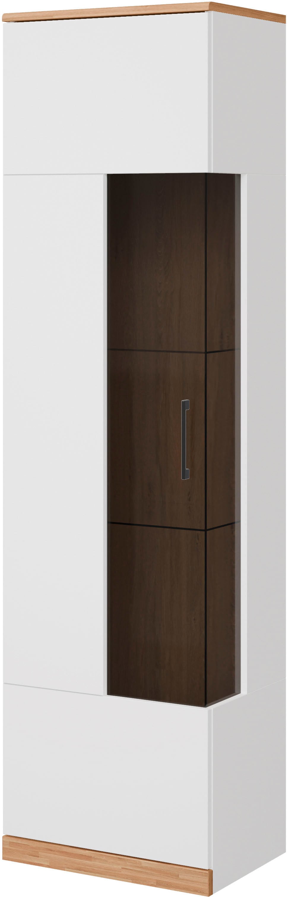 Home affaire Vitrine "Ribe,180cm hoch,5 Fächer,2 Glasböden variabel einsetz günstig online kaufen
