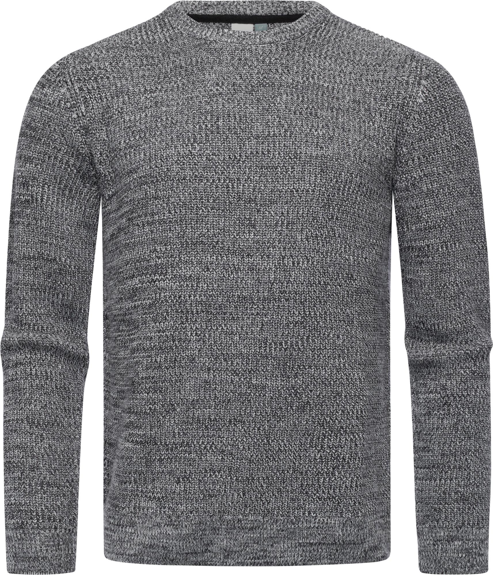 Ragwear Strickpullover "Aralt" stylischer Herren Sweatpullover mit Rippbünd günstig online kaufen