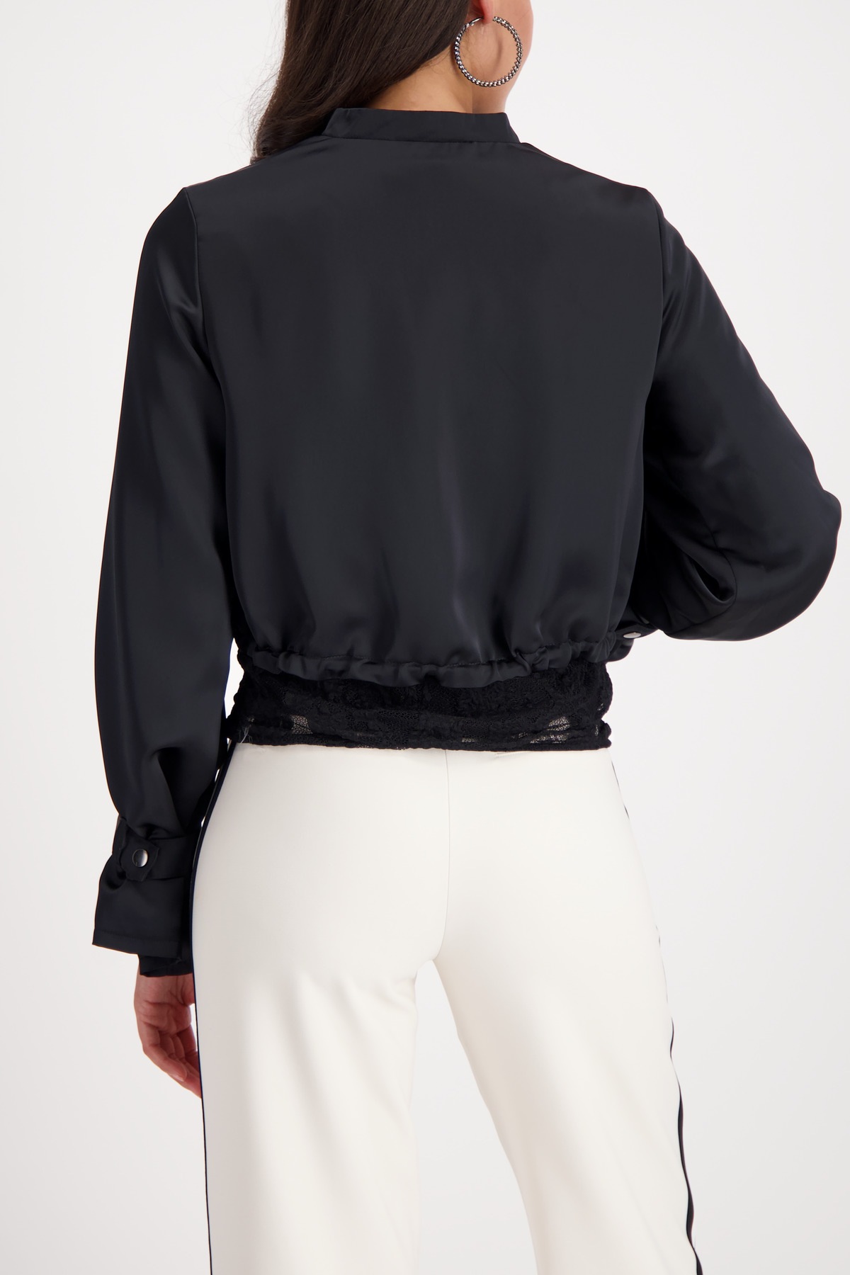 Thumbnail - Monari Blouson "Jacke Satinblouson" ohne Kapuze Regular fit mit Stehkragen