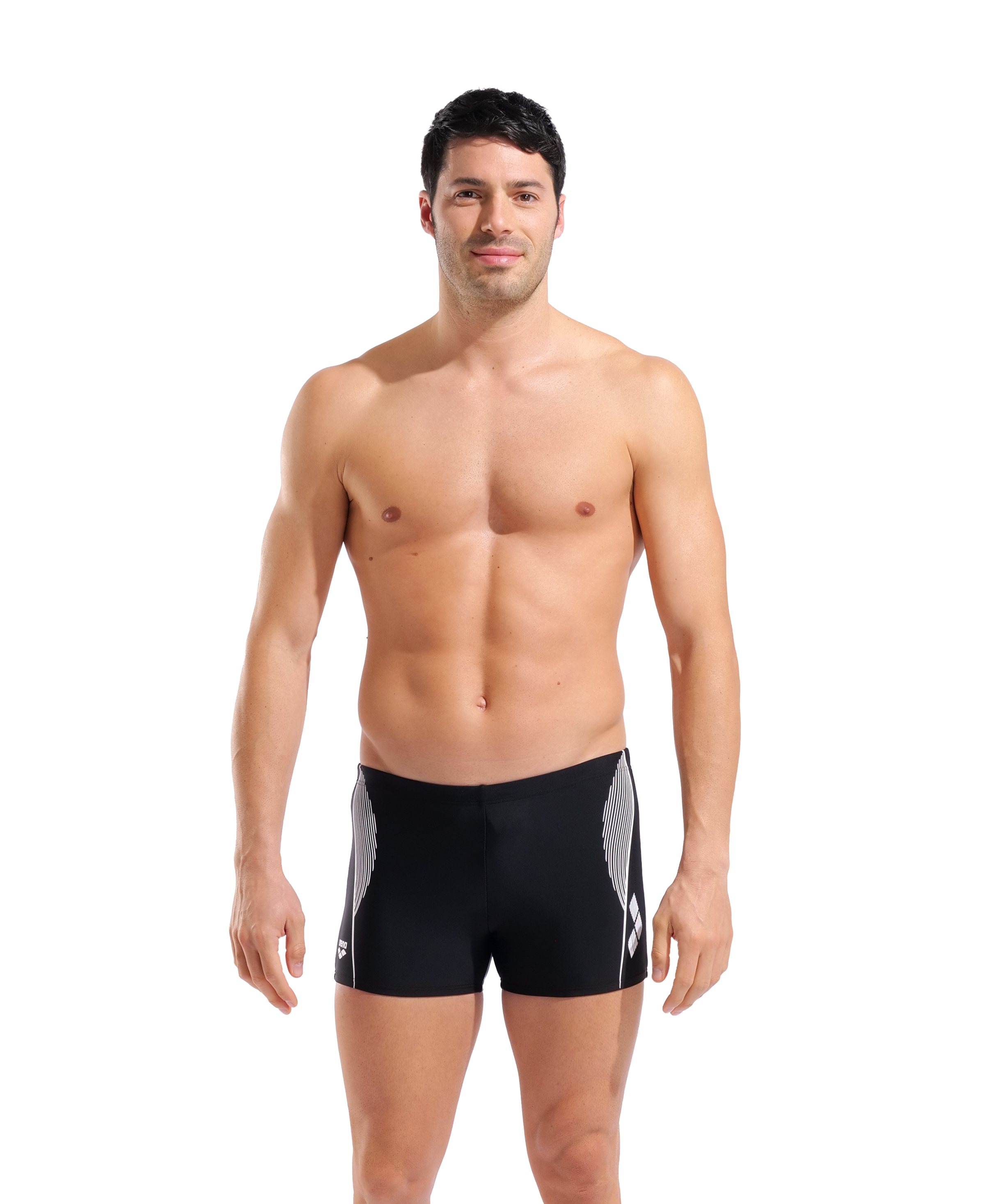 Arena Badeshorts "MENS SWIM SHORT GRAPHIC" mit Stretchmaterial, chlor- und salzwasserbeständig