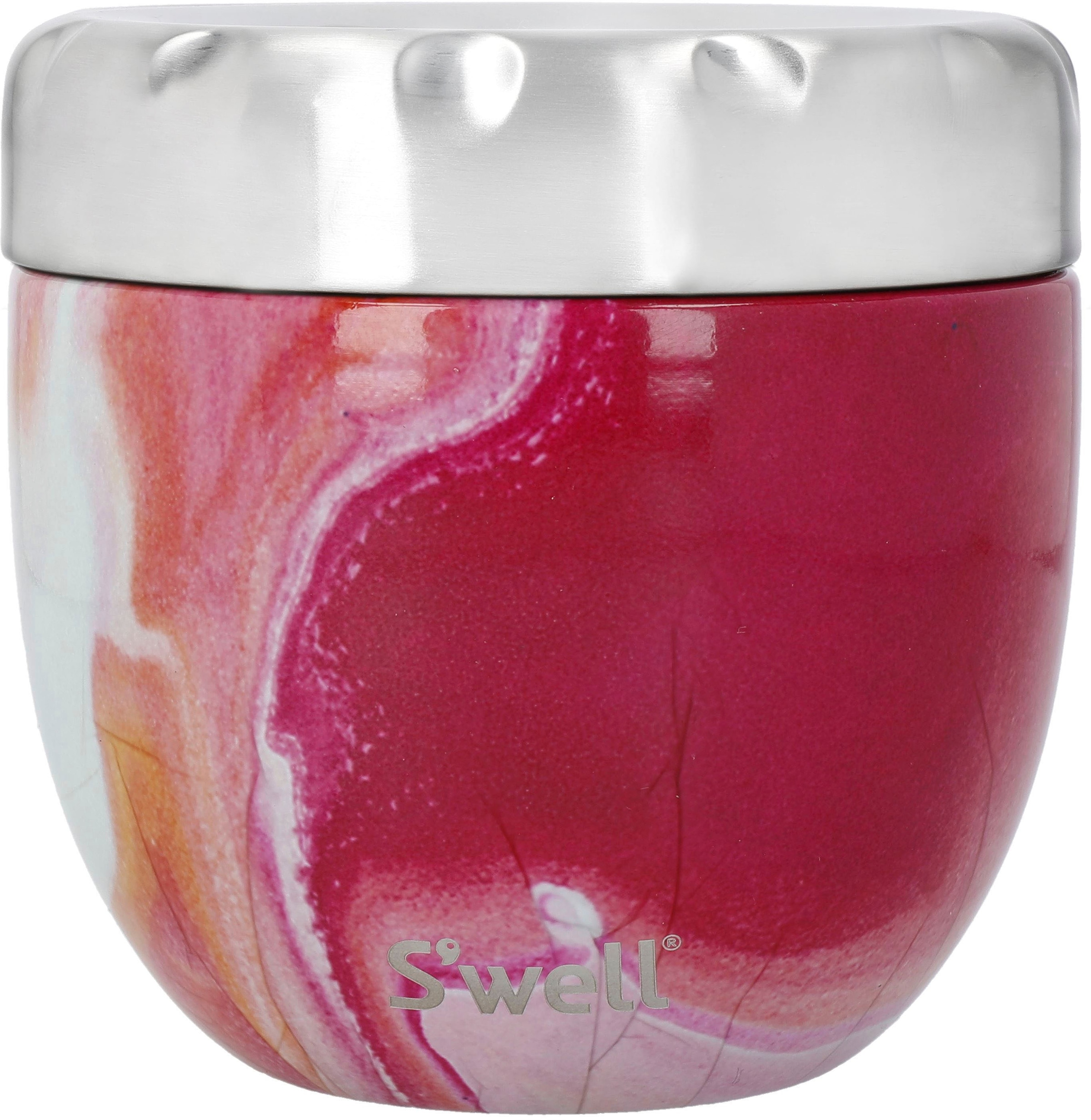 Swell Thermoschüssel "S’well Pink Topaz Eats 2-in-1 Food Bowl", 2 tlg., aus Edelstahl, Therma-Swell-Technologie mit drei