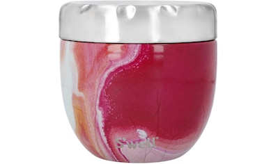 Thermoschüssel »S’well Pink Topaz Eats 2-in-1 Food Bowl«, 2 tlg., aus Edelstahl,...