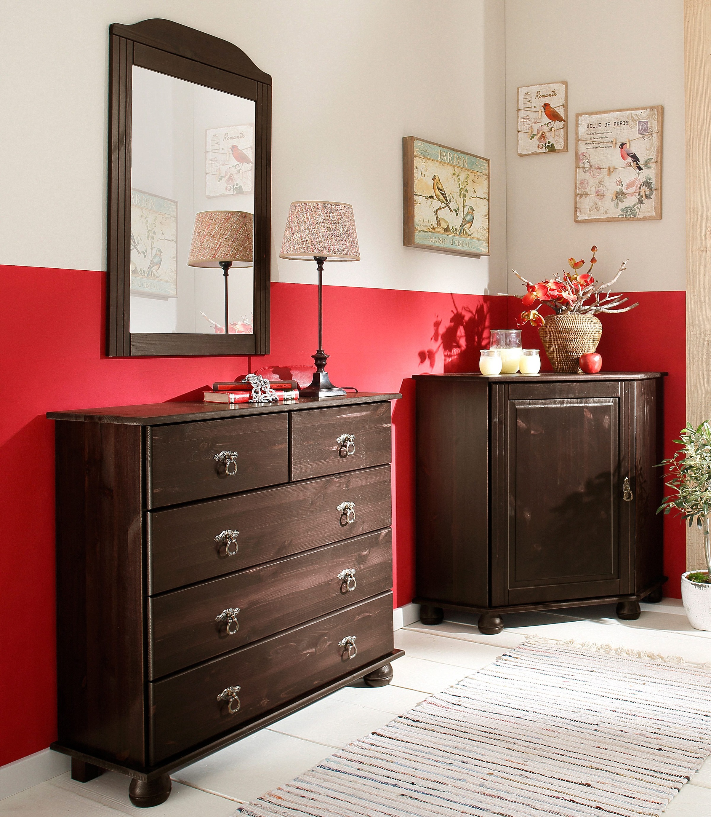 OTTO home Kommode "Finca" aus massivem Kiefernholz, mit Schubladen für Stau günstig online kaufen