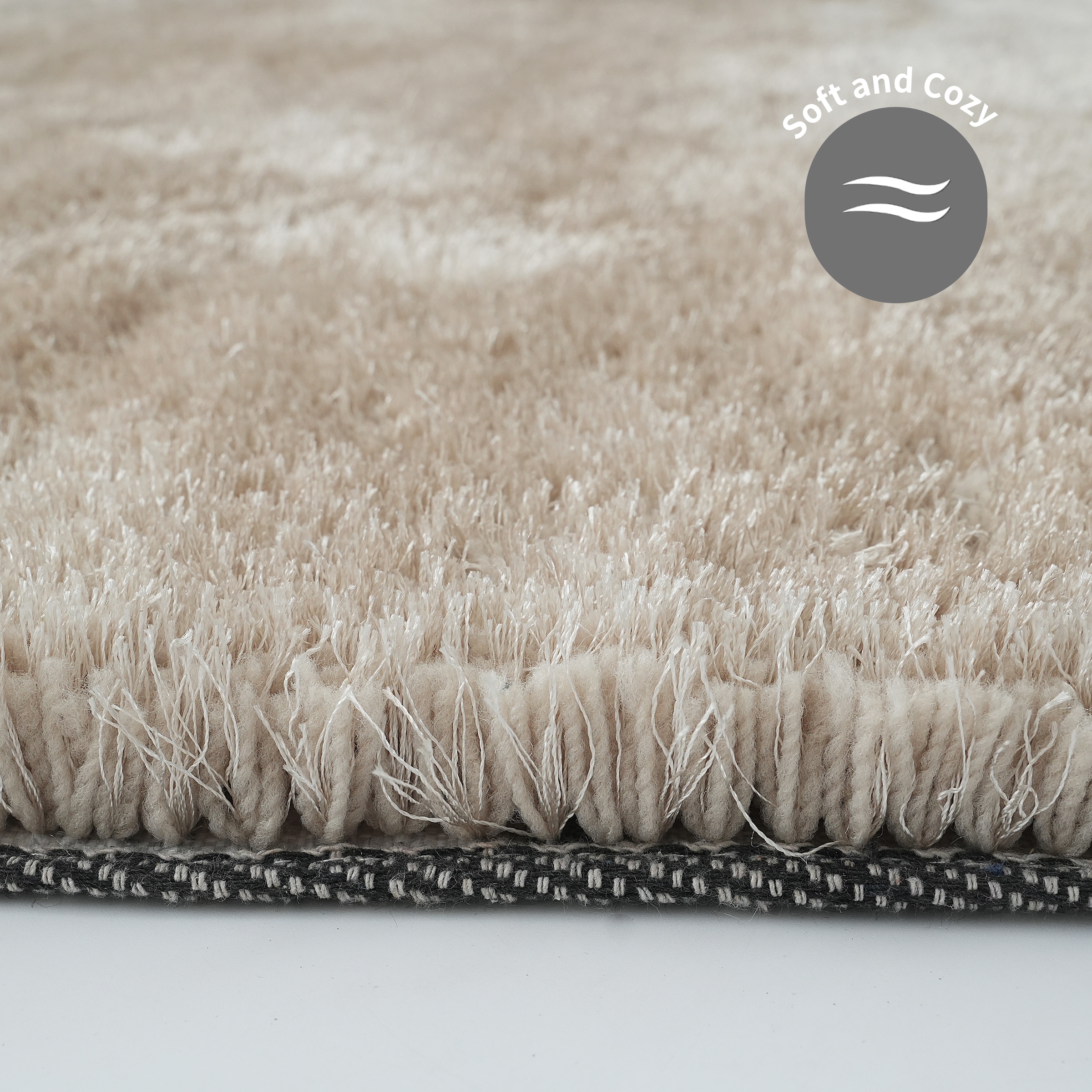 Bruno Banani Hochflor-Läufer »Dana Teppich, Kundenliebling«, rechteckig, 30 mm Höhe, Brücke, uni, weich, Mikrofaser, Diele, Flur, Wohnzimmer, Schlafzimmer