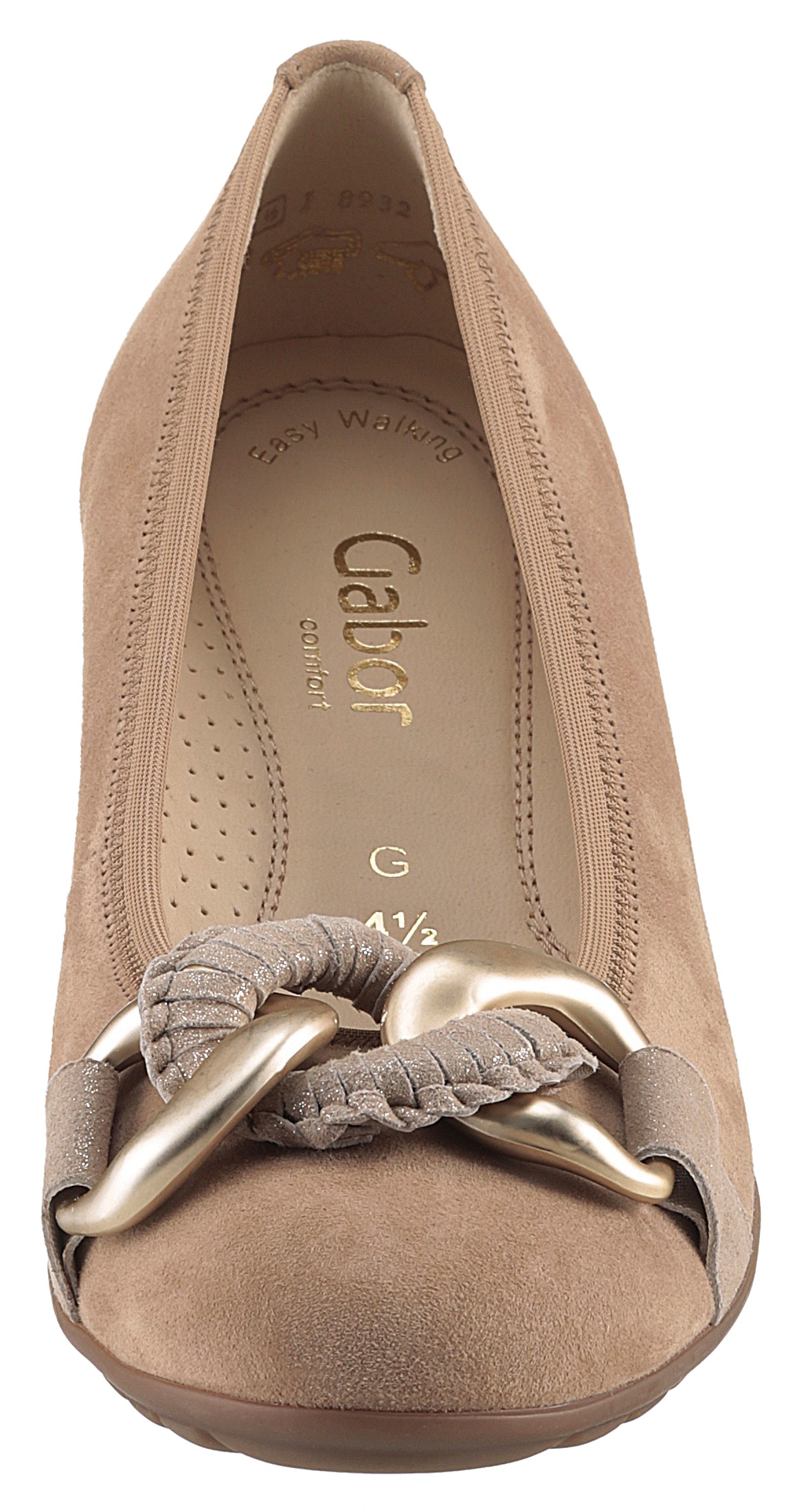 Thumbnail - Gabor Ballerina "FLORENZ", Keilabsatz, Bequemschuh, Slipper, Businessschuh in Weite G (=weit)