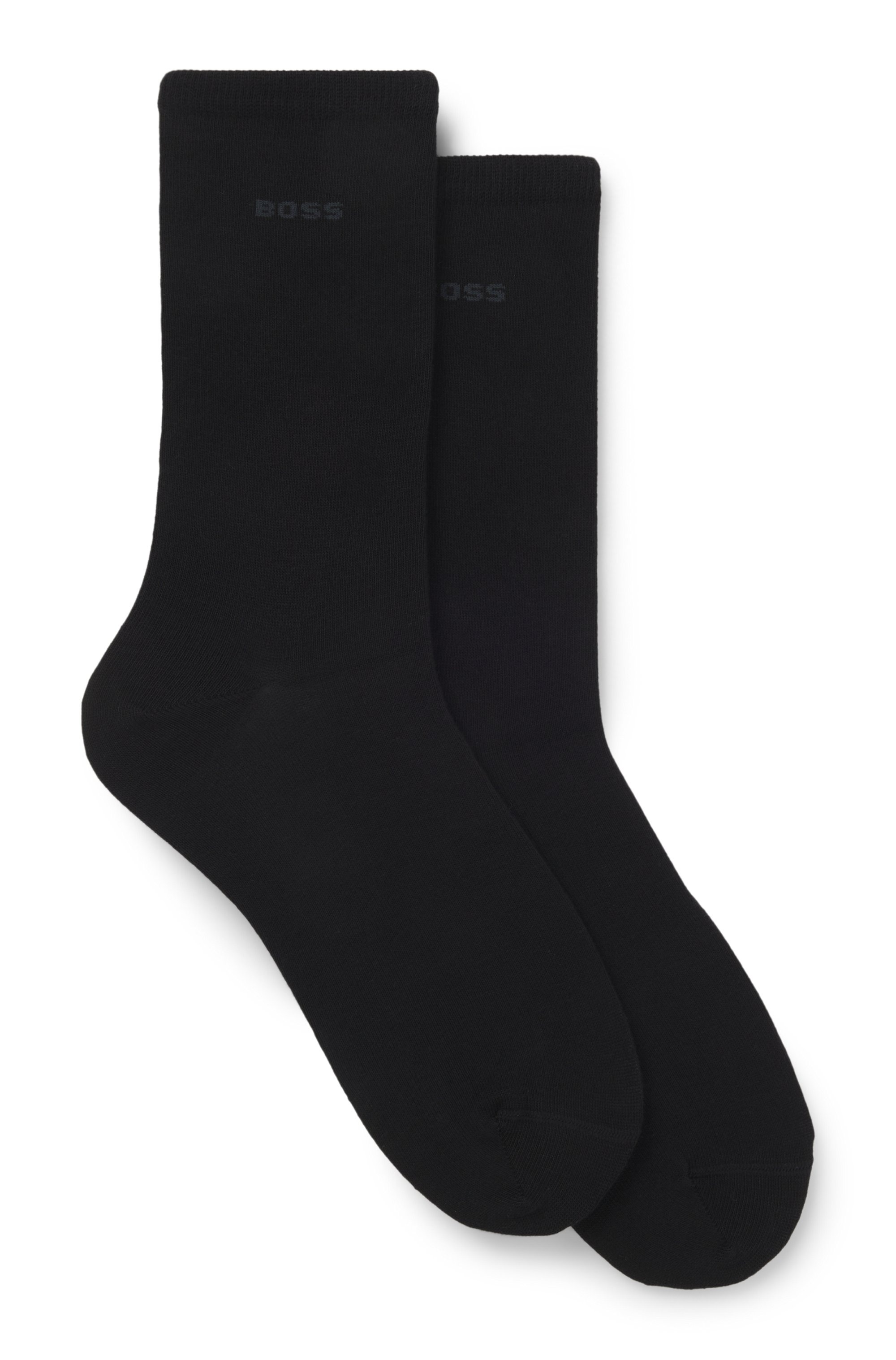 BOSS Businesssocken »2P RS Uni Logo CC W«, (Packung, 2 Paar, 2er Pack), mit BOSS Schriftzug