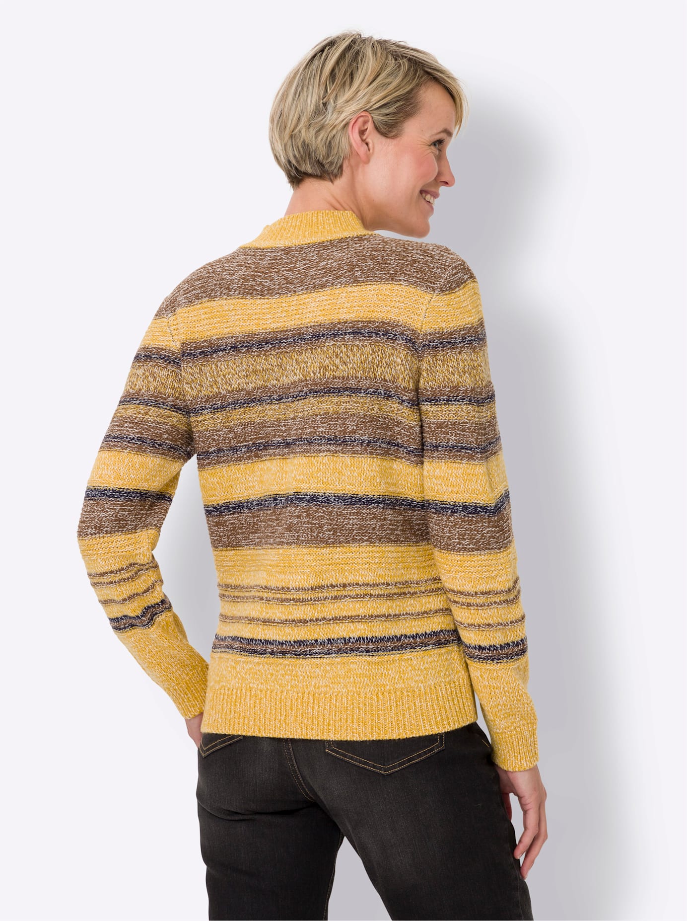 Thumbnail - Classic Basics Stehkragenpullover "Langarm-Pullover"