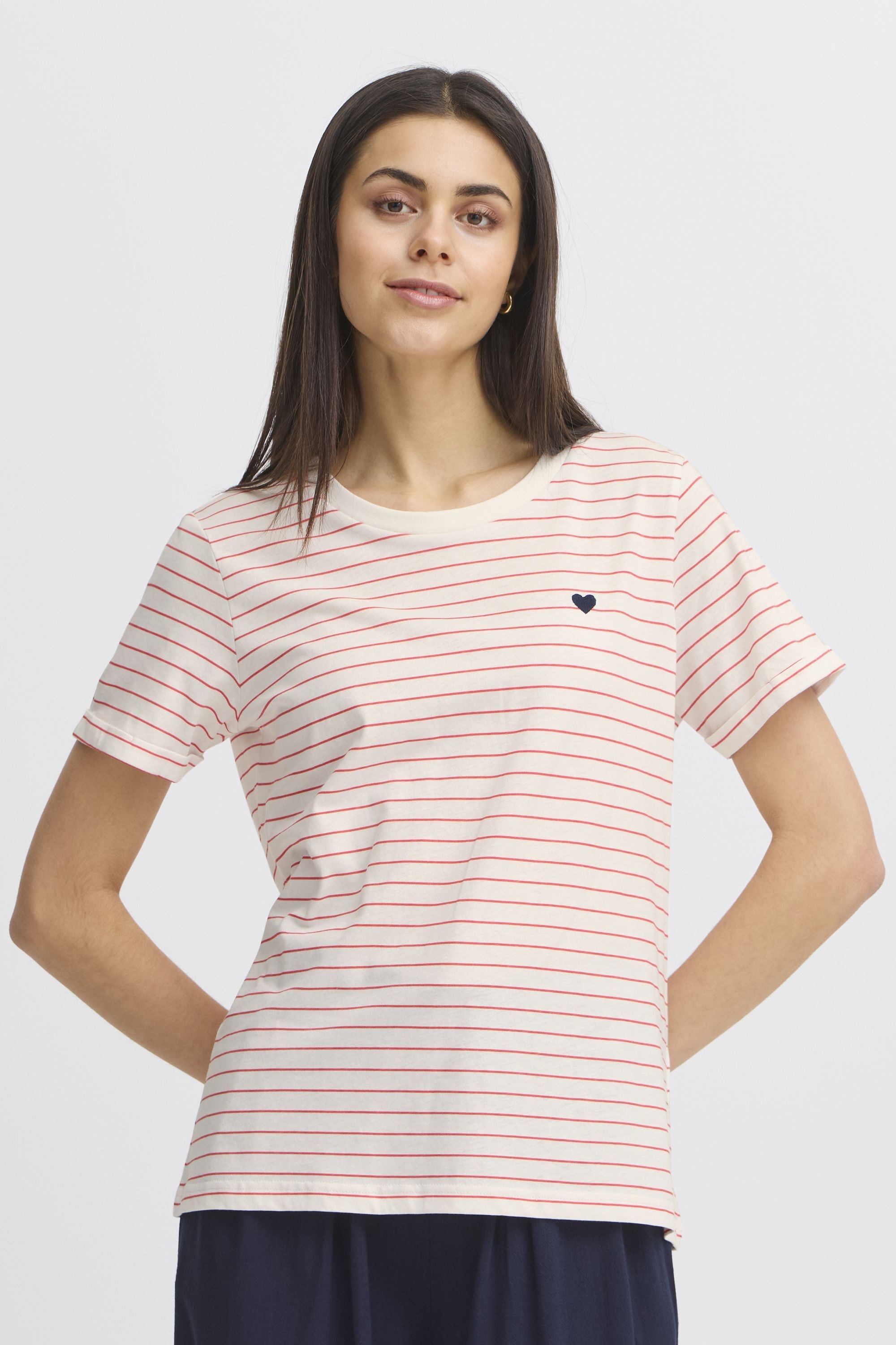 fransa Rundhalsshirt »Rundhalsshirt FRAMORA«