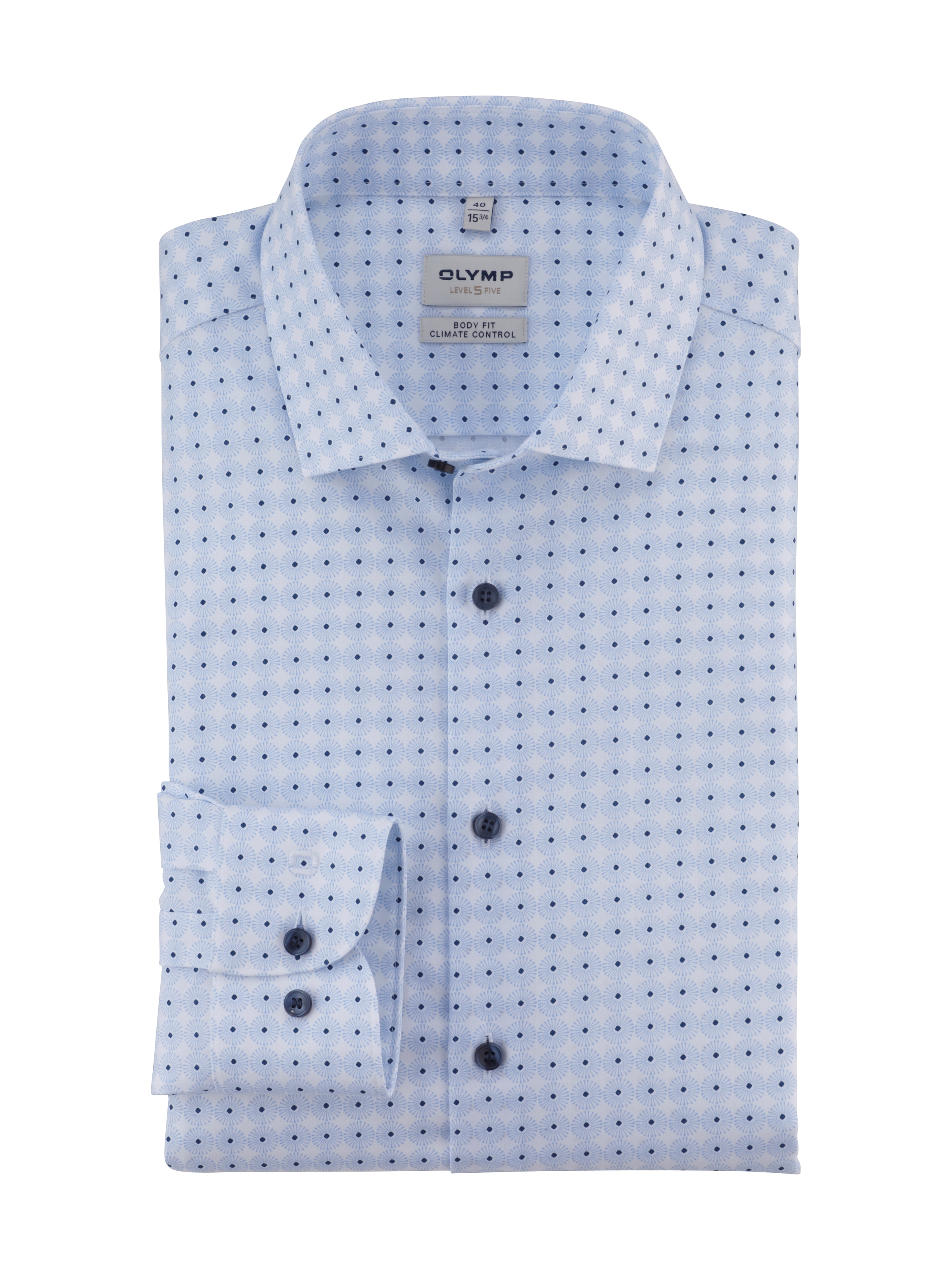 OLYMP Businesshemd "Level Five- Climate Control" modisch gemustert günstig online kaufen