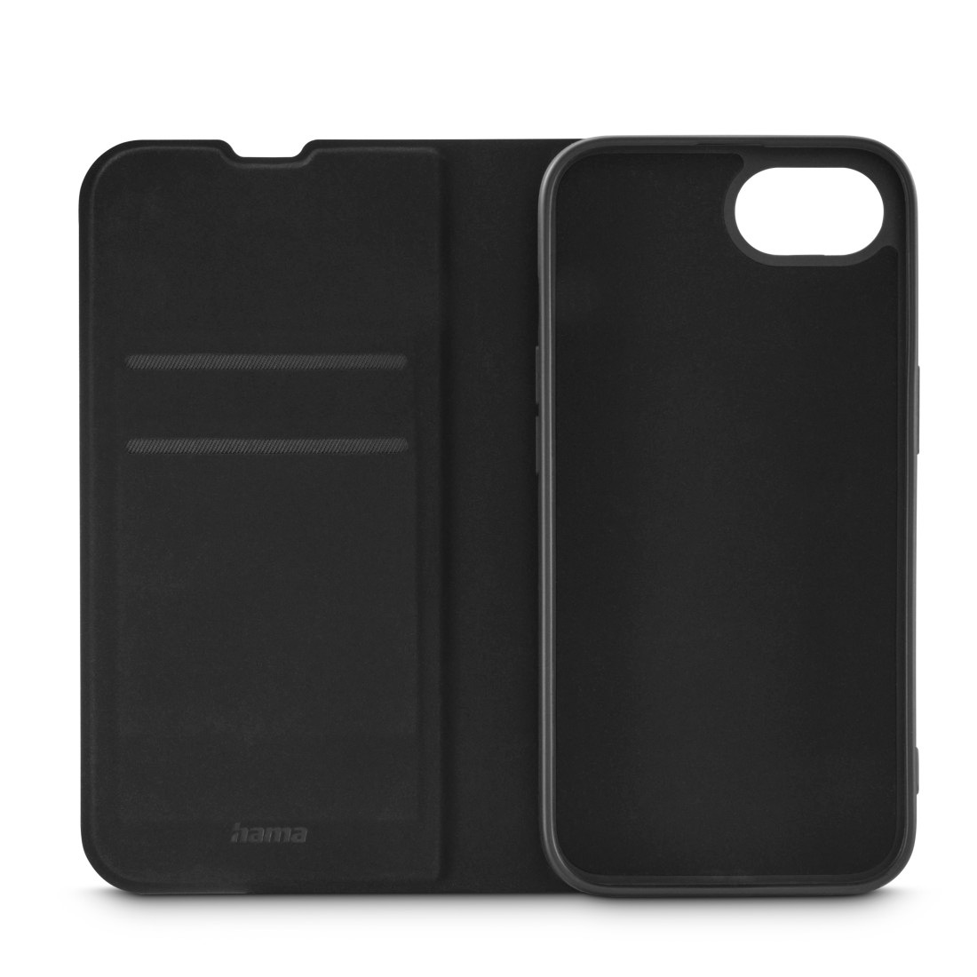 Hama Handyhülle »Handytasche "Daily Protect" für Apple iPhone 16e, Schwarz«, Apple iPhone 16e, Standfunktion