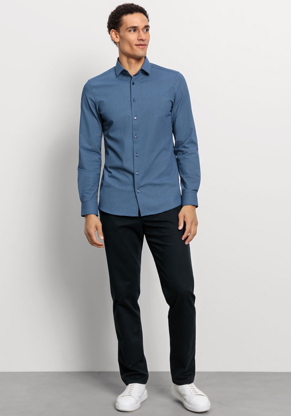 OLYMP Businesshemd »Level Five 24/Seven body fit« mit markantem Minimal-Design