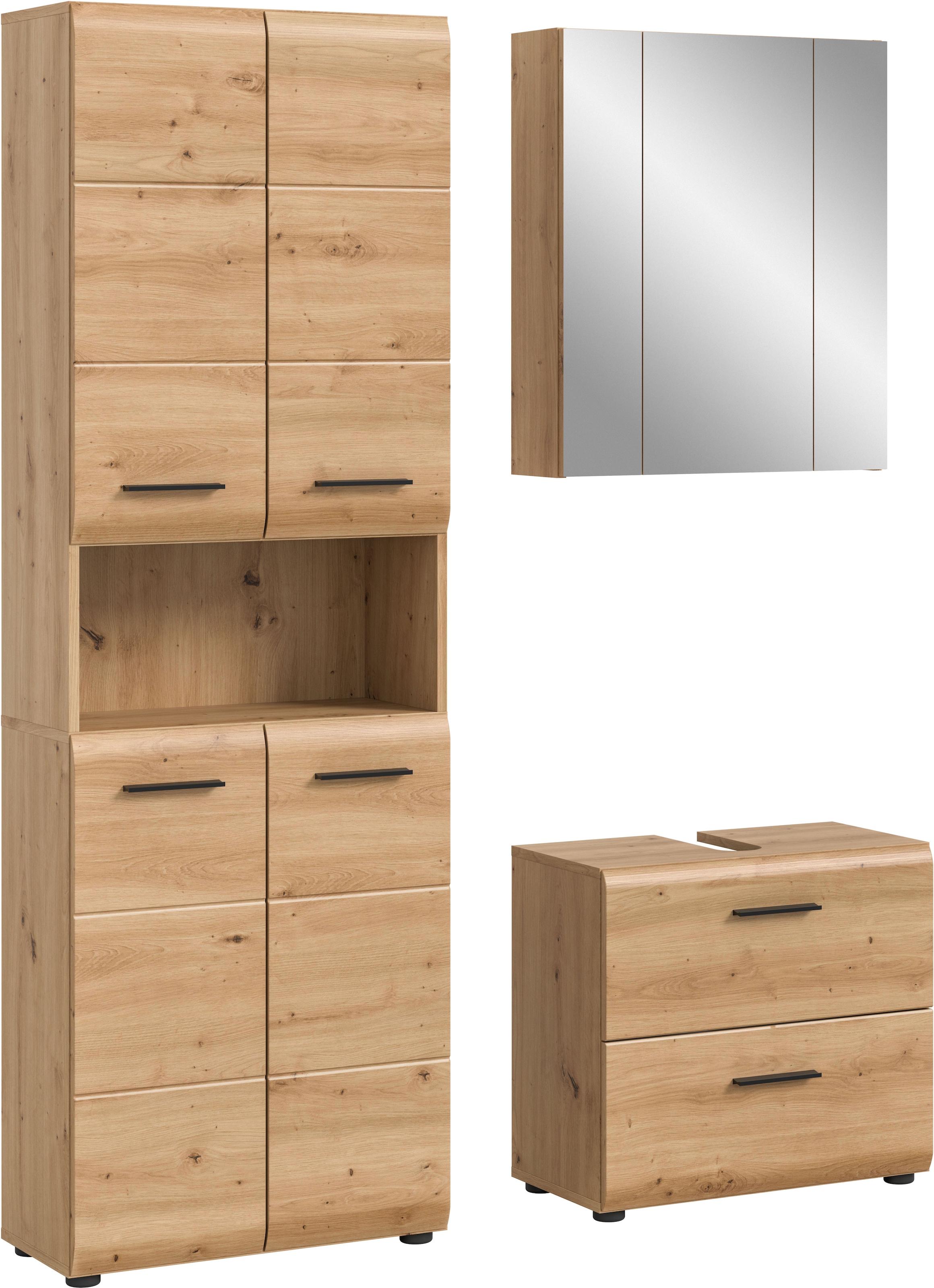 INOSIGN Badmöbel-Set "FLORENZ, TOPSELLER, 3-teilige Badkombination, hochwer günstig online kaufen