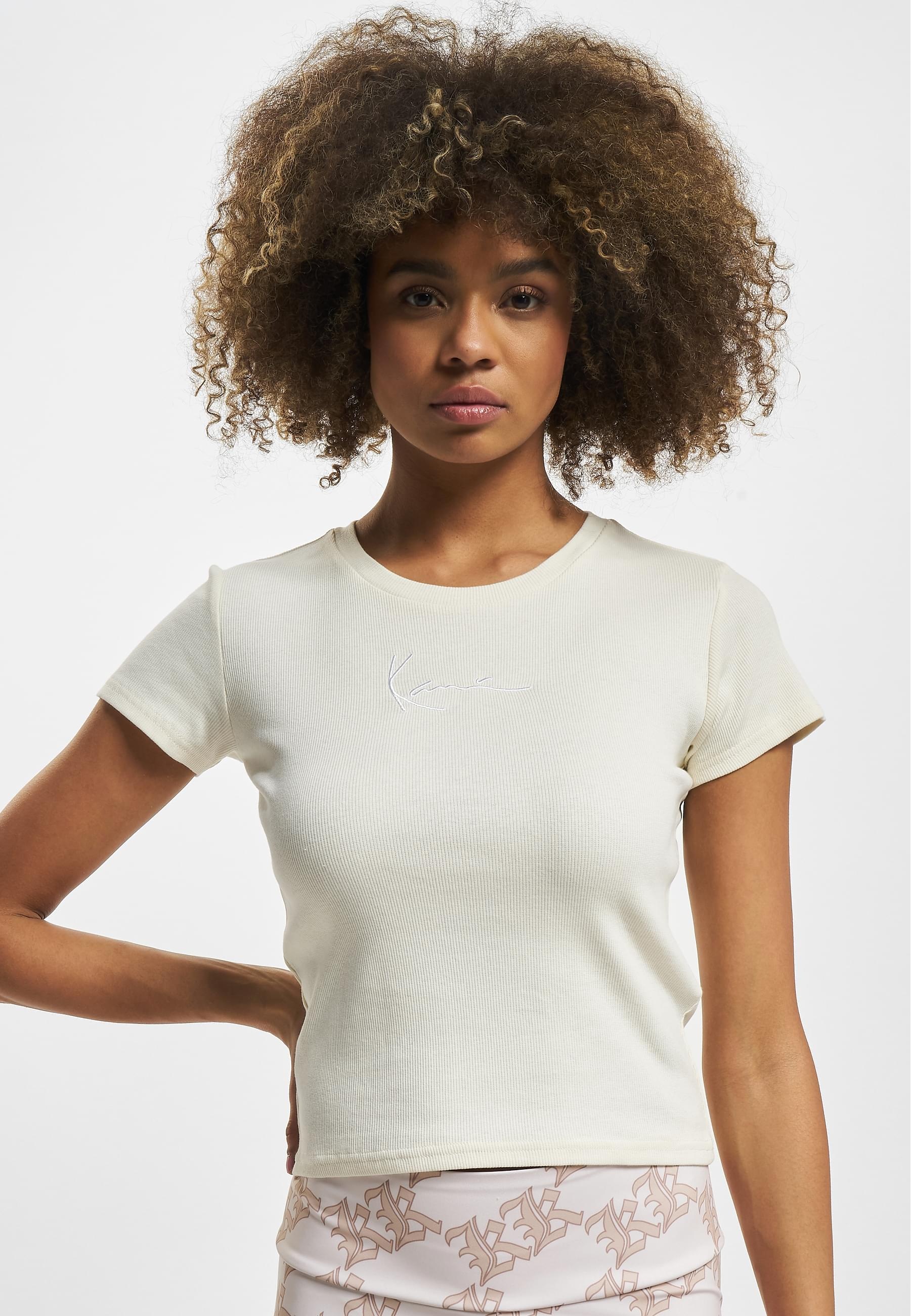Karl Kani T-Shirt »Karl Kani Damen KW232-033-1 KK Small Signature Tight Rib Tee«, (1 tlg.)