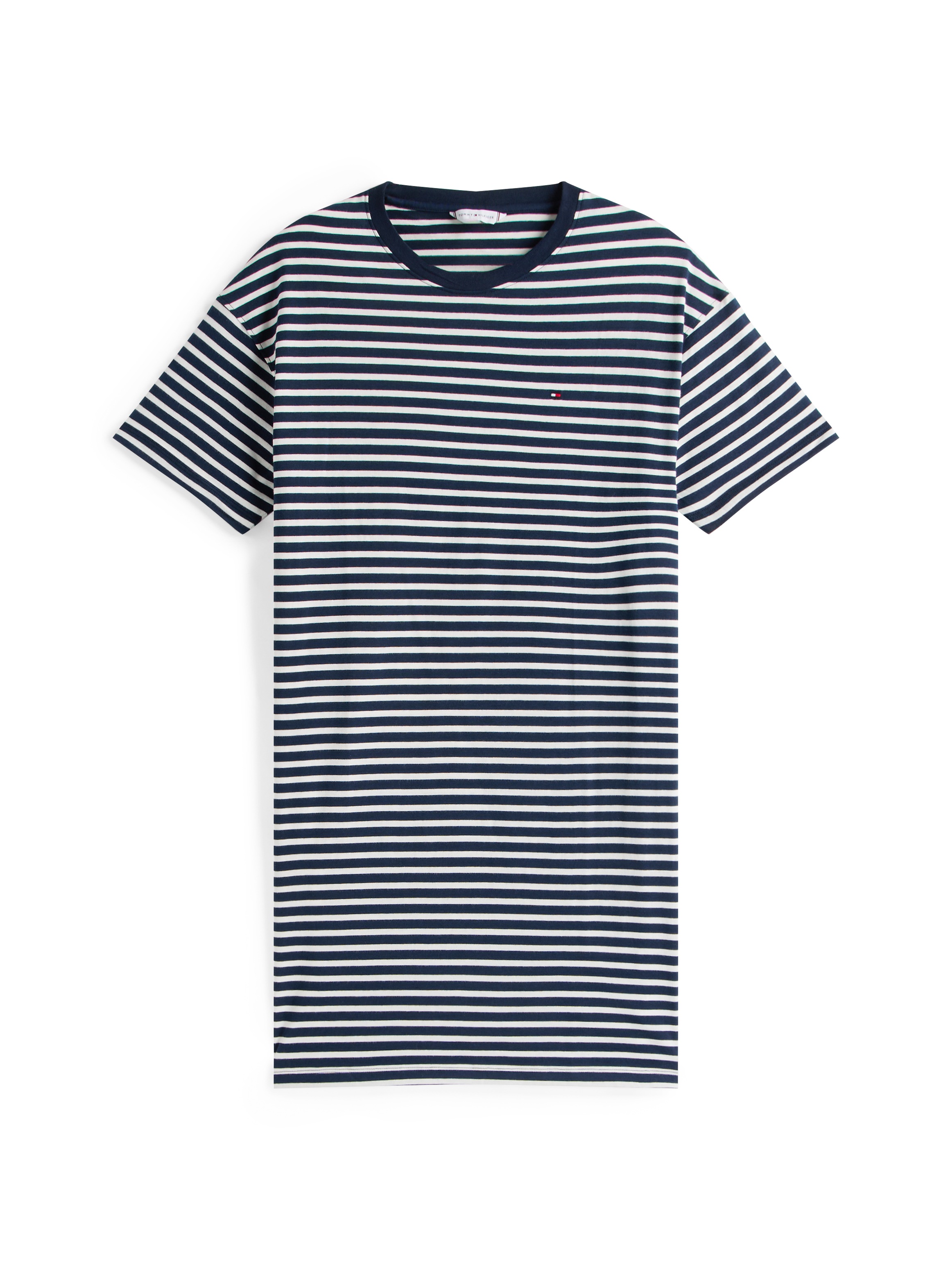 Tommy Hilfiger Underwear Nachthemd »STRIPE SS T-SHIRT DRESS«, mit Streifenmuster, Logo