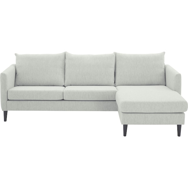 ATLANTIC home collection Ecksofa »Rekvik«, mit Wellenunterfederung,  Ottomane beidseitig montierbar kaufen | BAUR