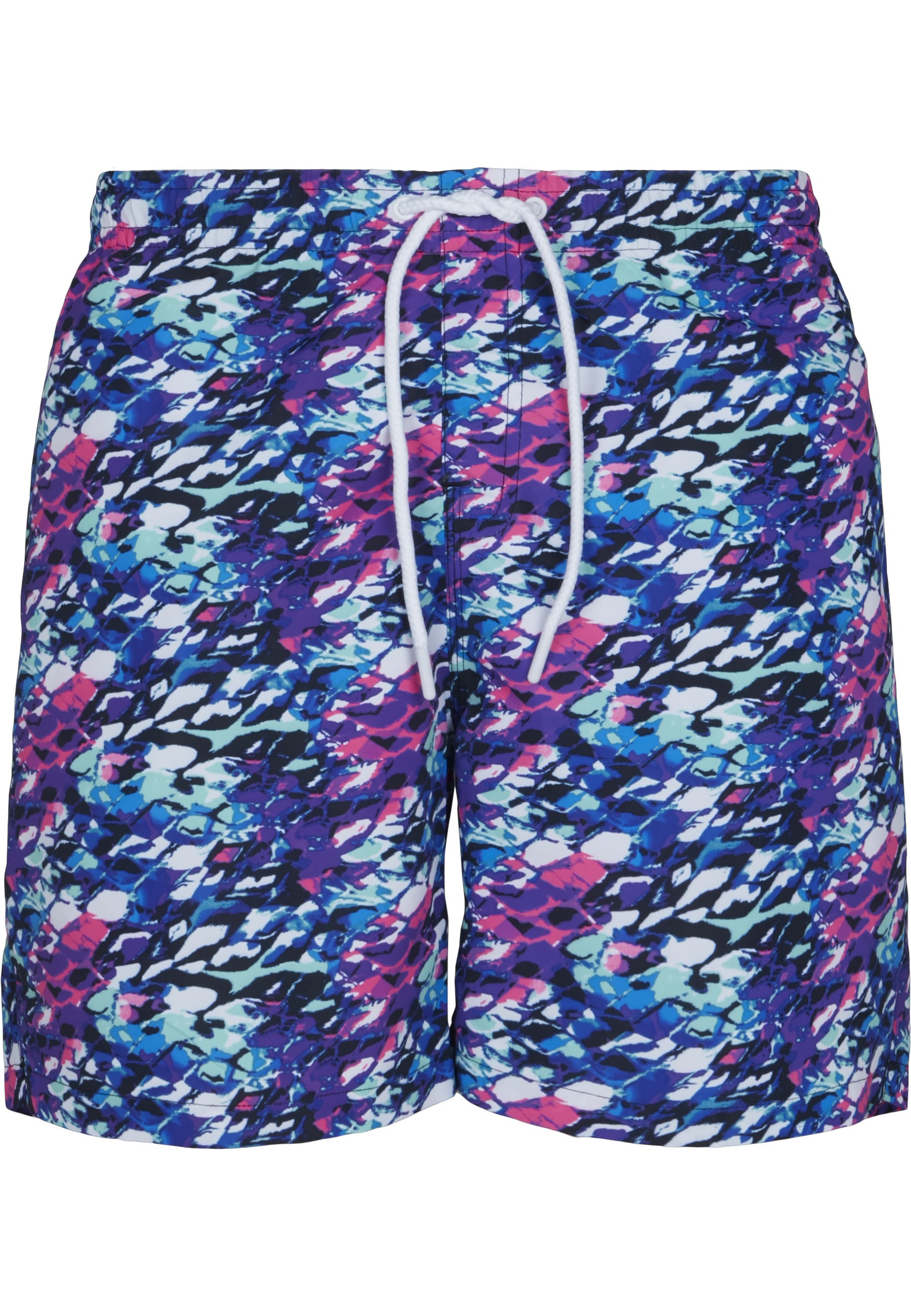 URBAN CLASSICS Badeshorts "Urban Classics Herren Multicolor Swim Shorts" günstig online kaufen