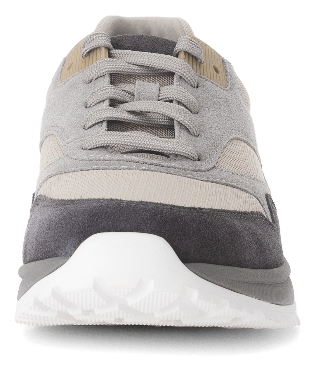 Gabor Rollingsoft Keilsneaker, Freizeitschuh, Halbschuh, Schnürschuh mit Wechselfußbett, Weite G