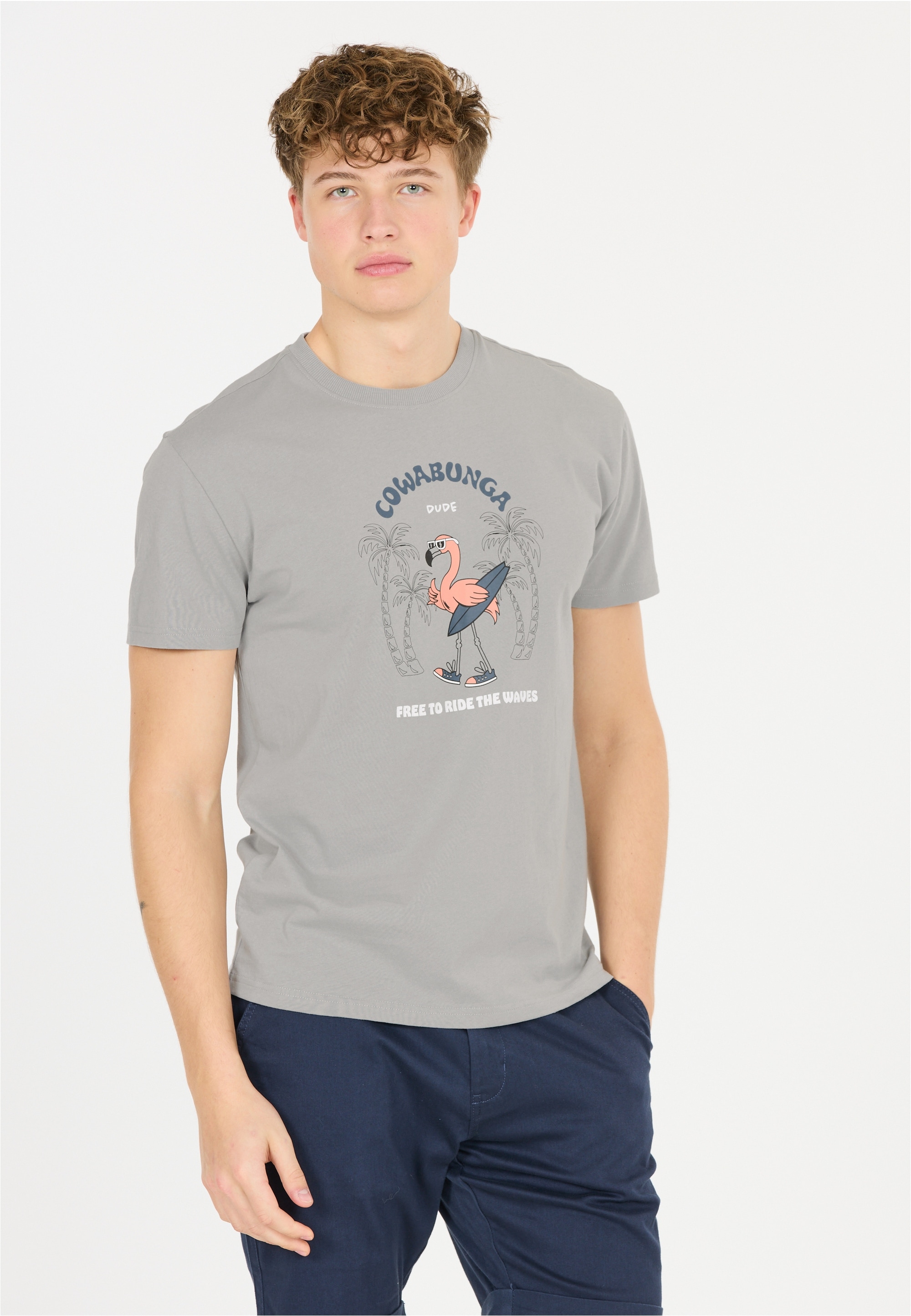 CRUZ "Ankara" aus reiner Baumwolle mit Feel-Good-Print