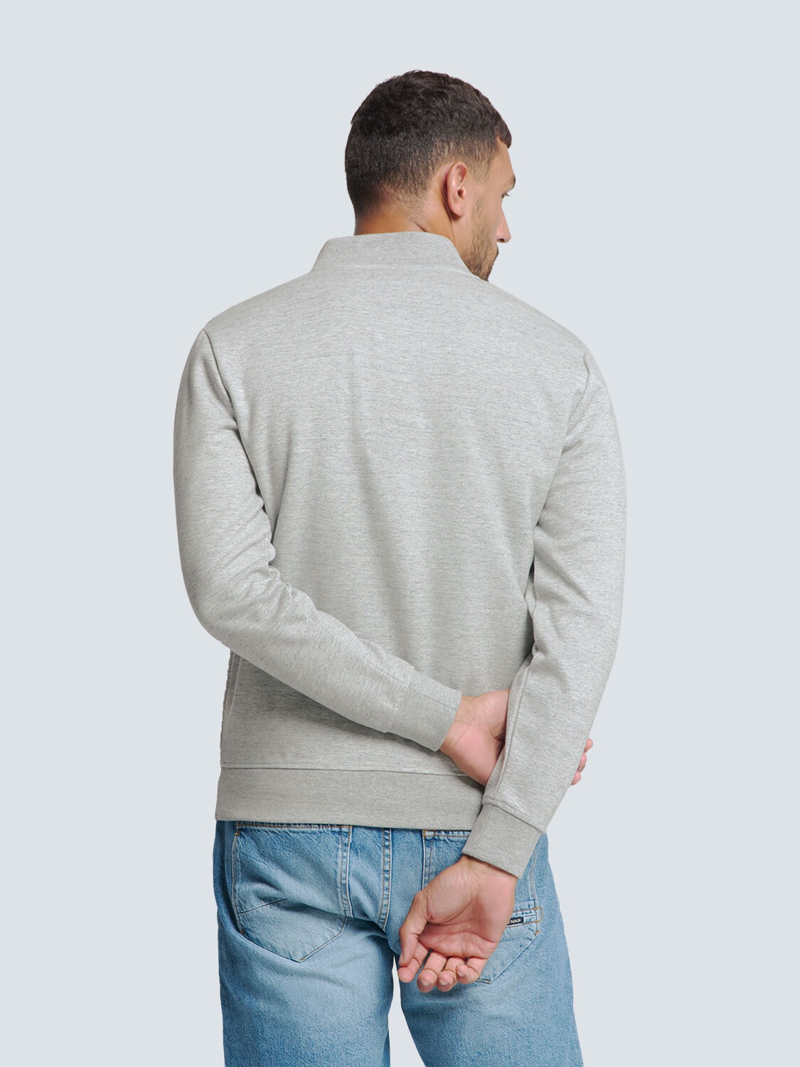 NO EXCESS Sweater »No Excess Sweatshirt mit Vollreißverschluss«