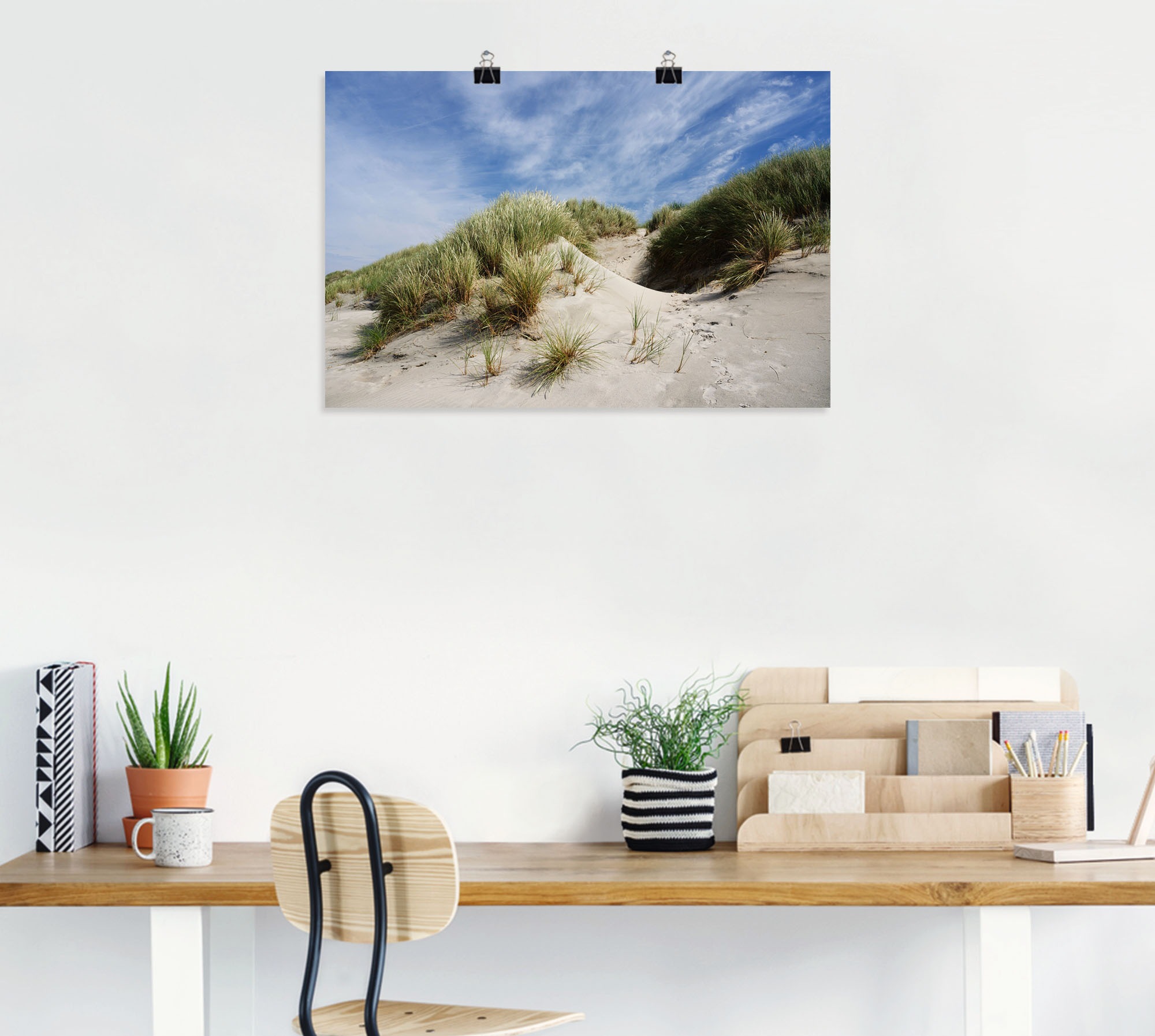 Artland Wandbild Strandbilder, (1 Baltrum«, Größen oder bestellen in Wandaufkleber auf versch. | BAUR St.), als Leinwandbild, Alubild, Poster »Dünen