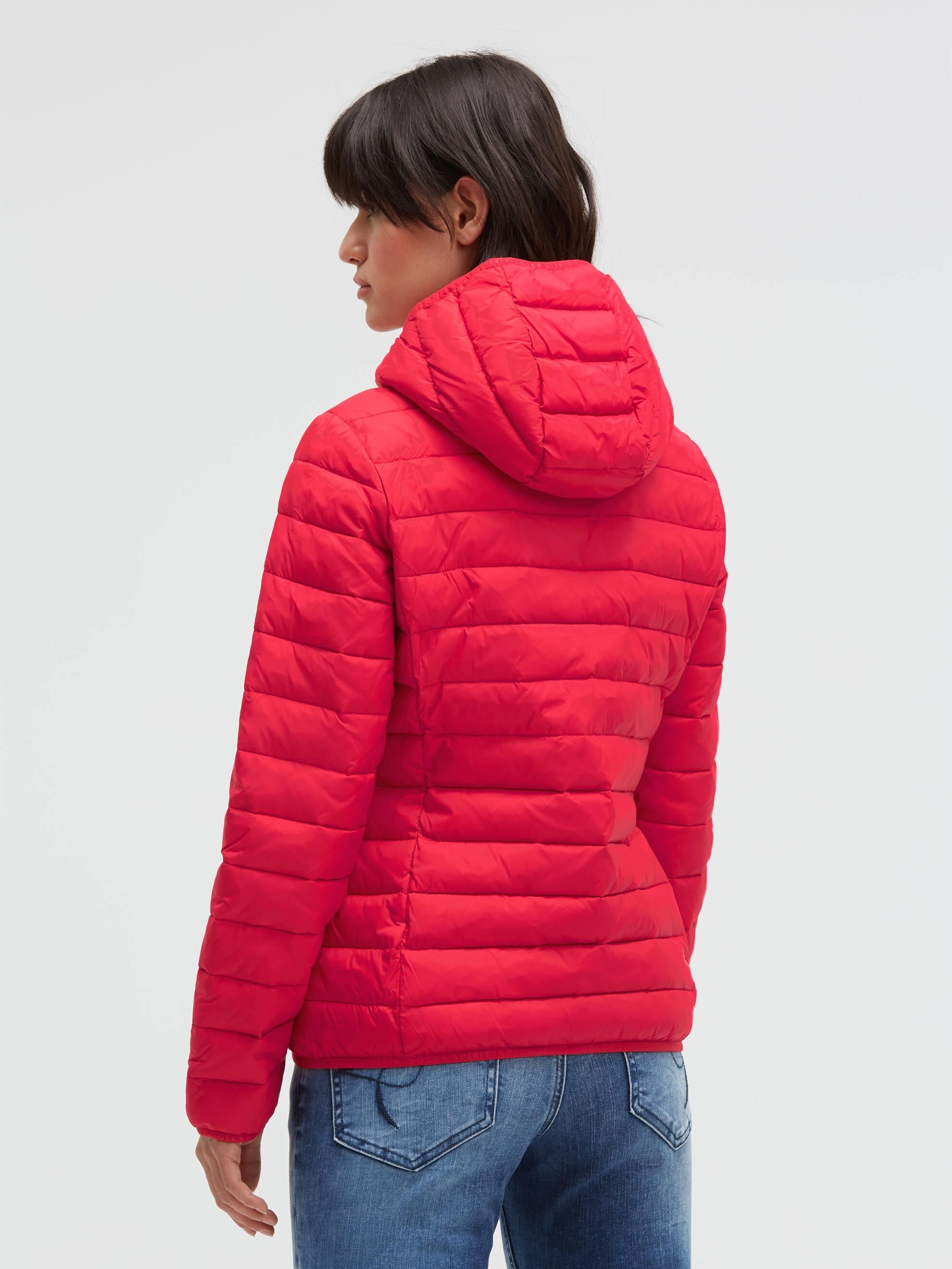 SOCCX Outdoorjacke mit Kapuze mit elastischem Saumabschluss
