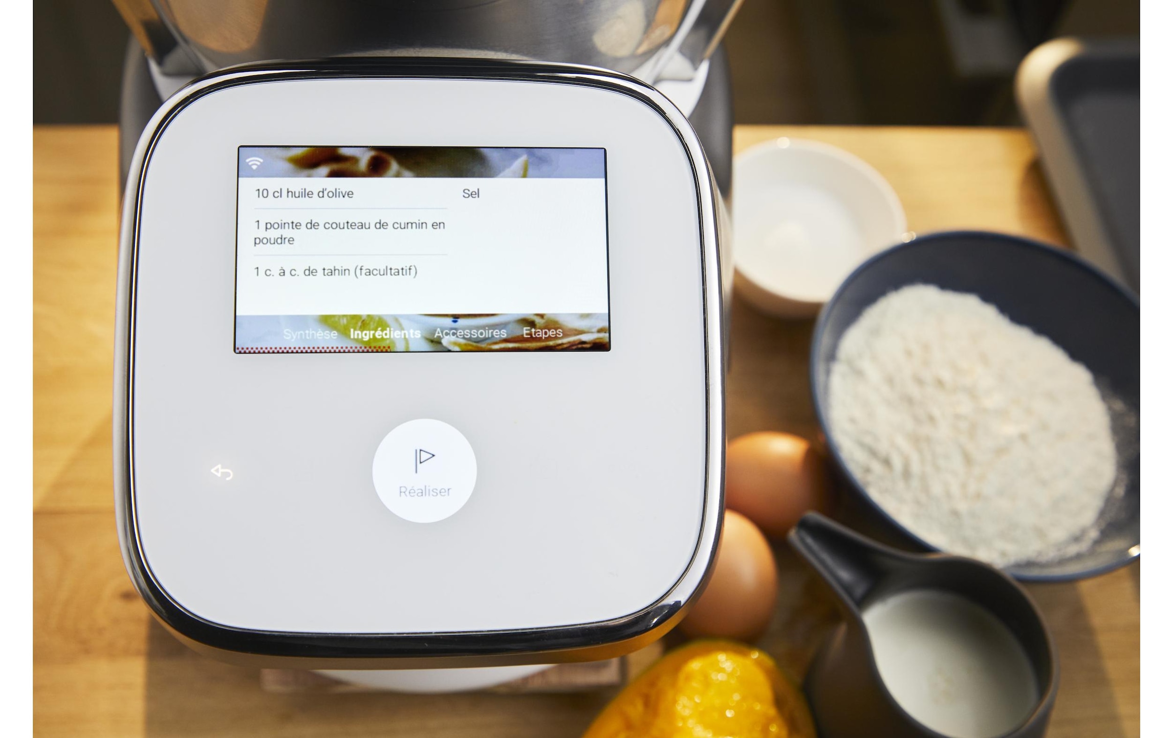 Moulinex Küchenmaschine »i-Companion Touch XL Silber/Weiss«