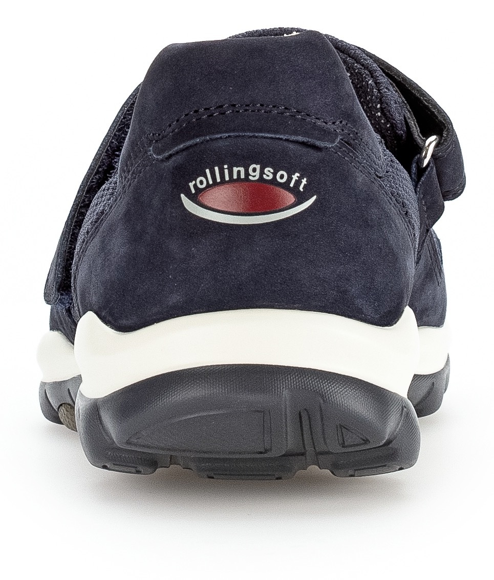 Thumbnail - Gabor Rollingsoft Riemchenballerina, Klettschuh, Freizeitschuh, Komfortschuh mit Lochmuster