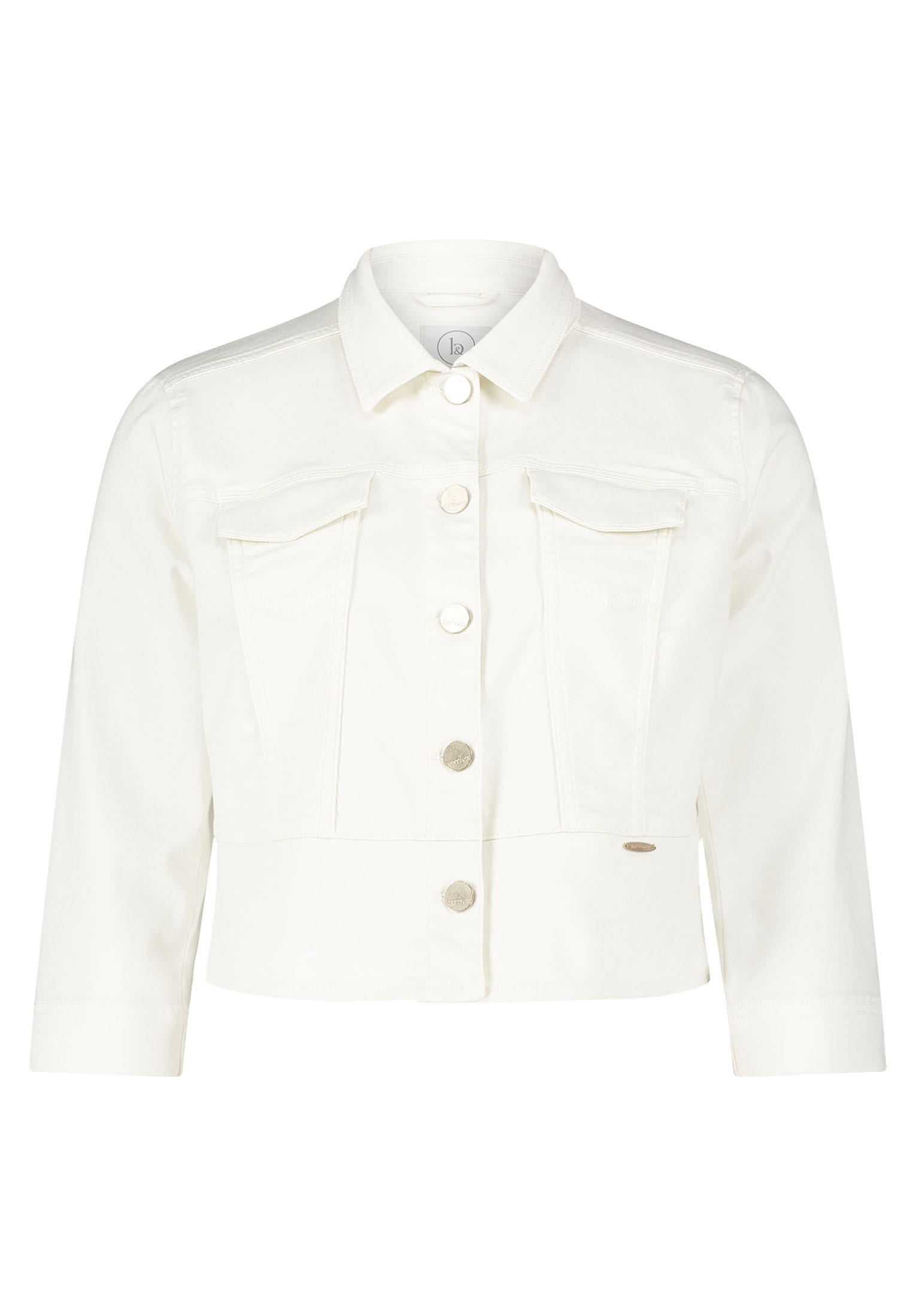 Betty&Co Jackenblazer »Betty & Co Jeansjacke mit Taschen«, Taschen