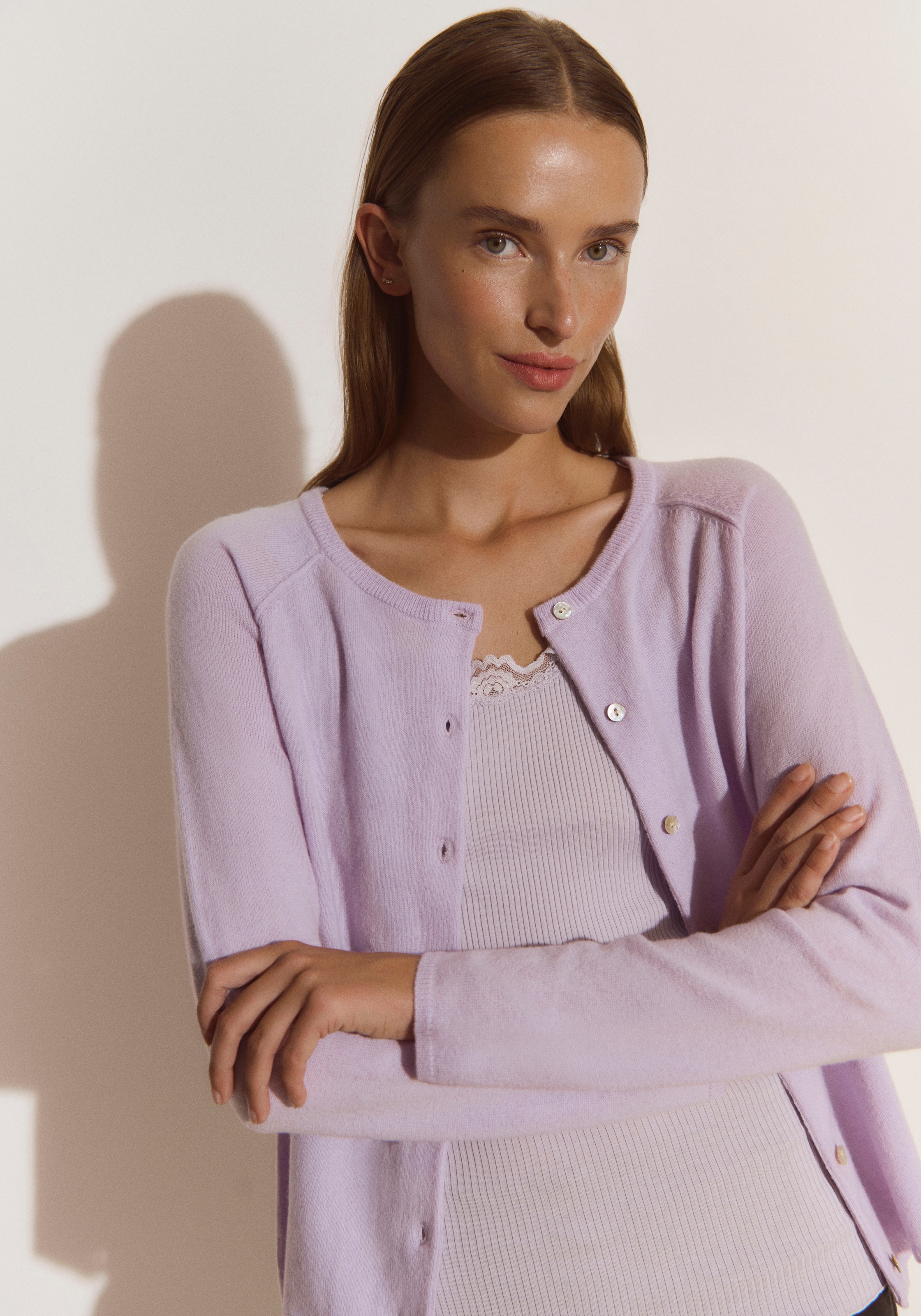 rosemunde Strickjacke "Laica cardigan" mit Rundhalsausschnitt, Woll-Kaschmi günstig online kaufen