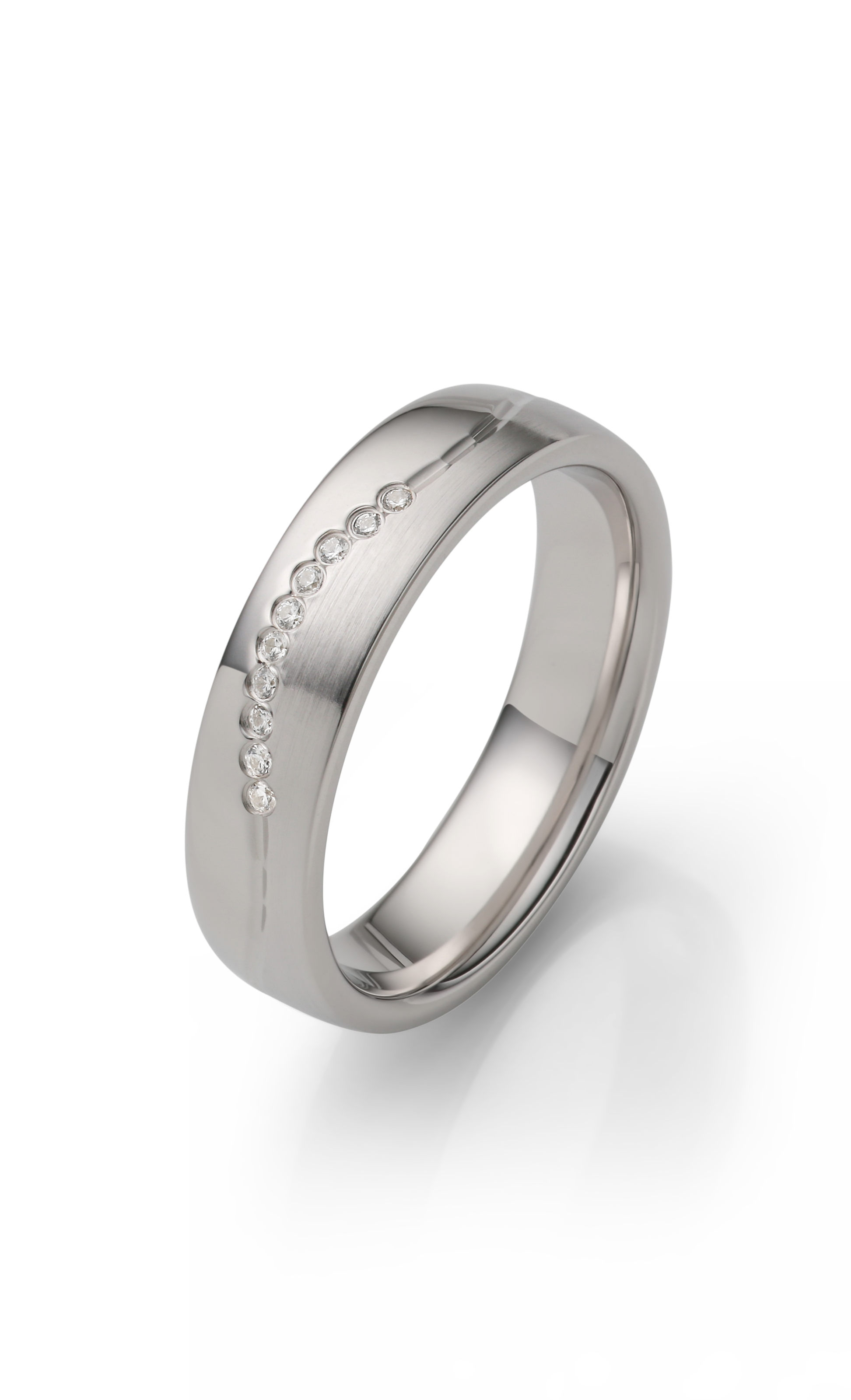 Firetti Trauring »Schmuck Geschenk Silber 925 Hochzeit Ehering Partnerring "LIEBE"«, Made in Germany - wahlweise mit oder ohne Zirkonia