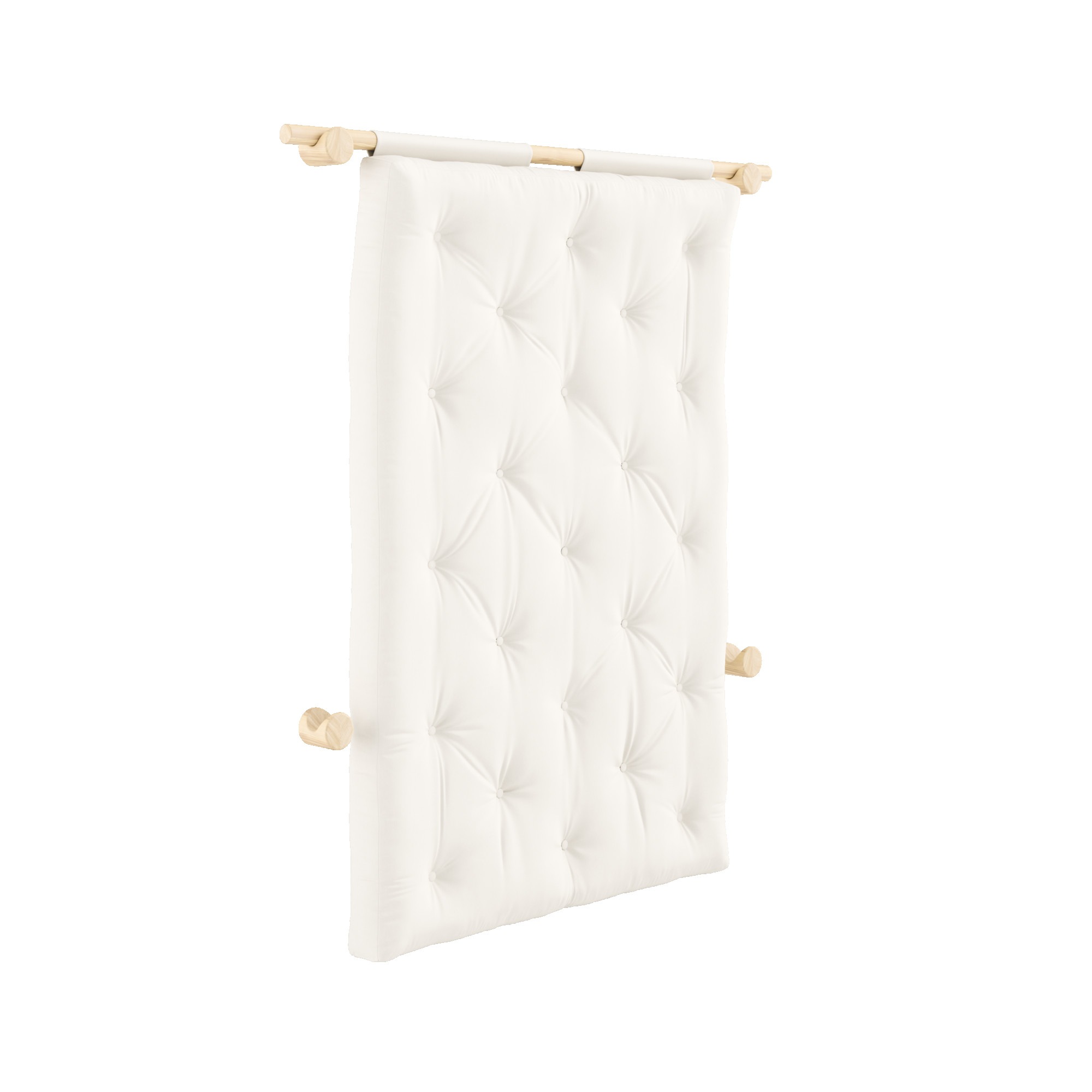 Karup Design Schlafsofa »Hooked Schlafsessel, Sitz- und Schlafplatz, Wandmontiert, platzsparend«, Futonmatratze inkl. Halterungsset aus FSC®-zertifiziertem Massivholz