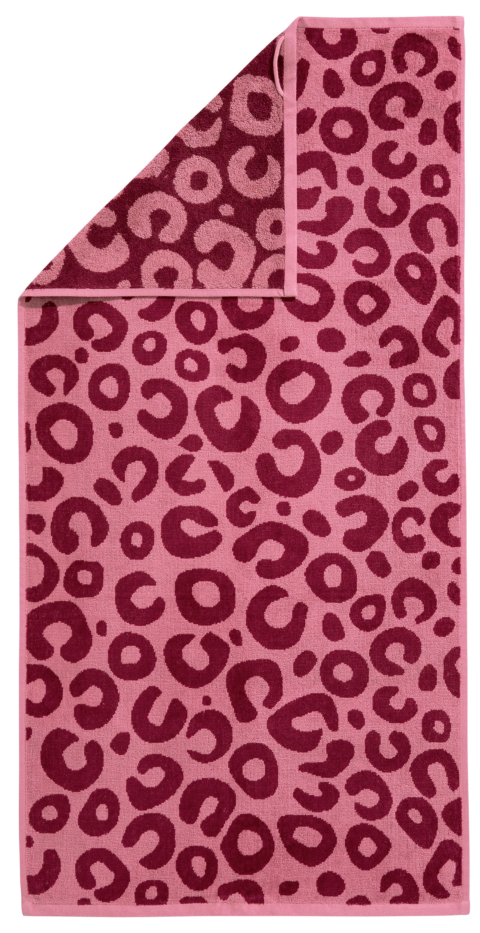 OTTO home Handtuch Set »Anna Leopardenmuster, 4-tlg Handtuch-Set, 50x100cm, 100% Baumwolle« Handtücher, weich, saugstark, modern, Leo, Animal Print