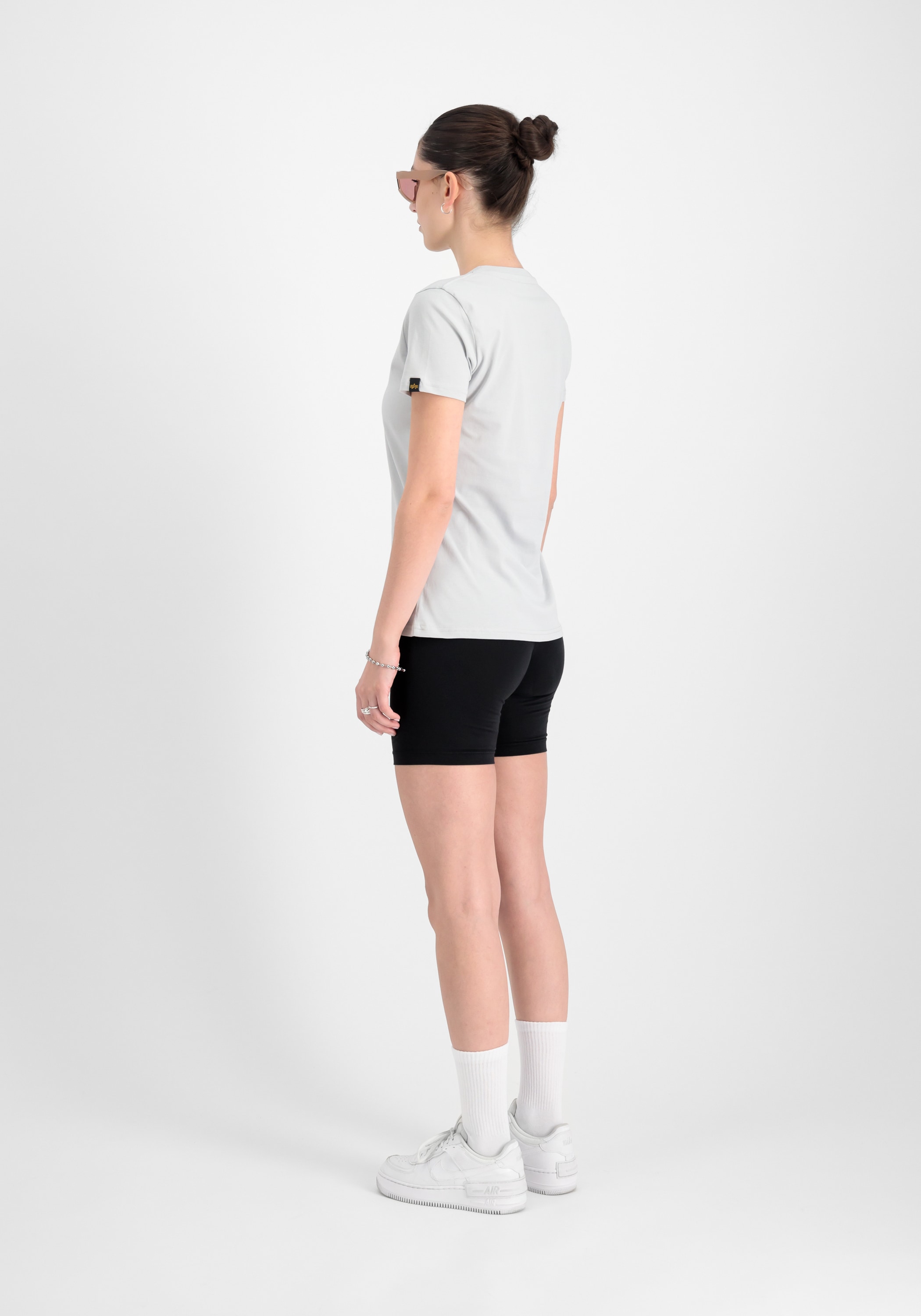 Alpha Industries T-Shirt »Alpha Industries Women - T-Shirts New Basic T-Shirt BL Glitter W«